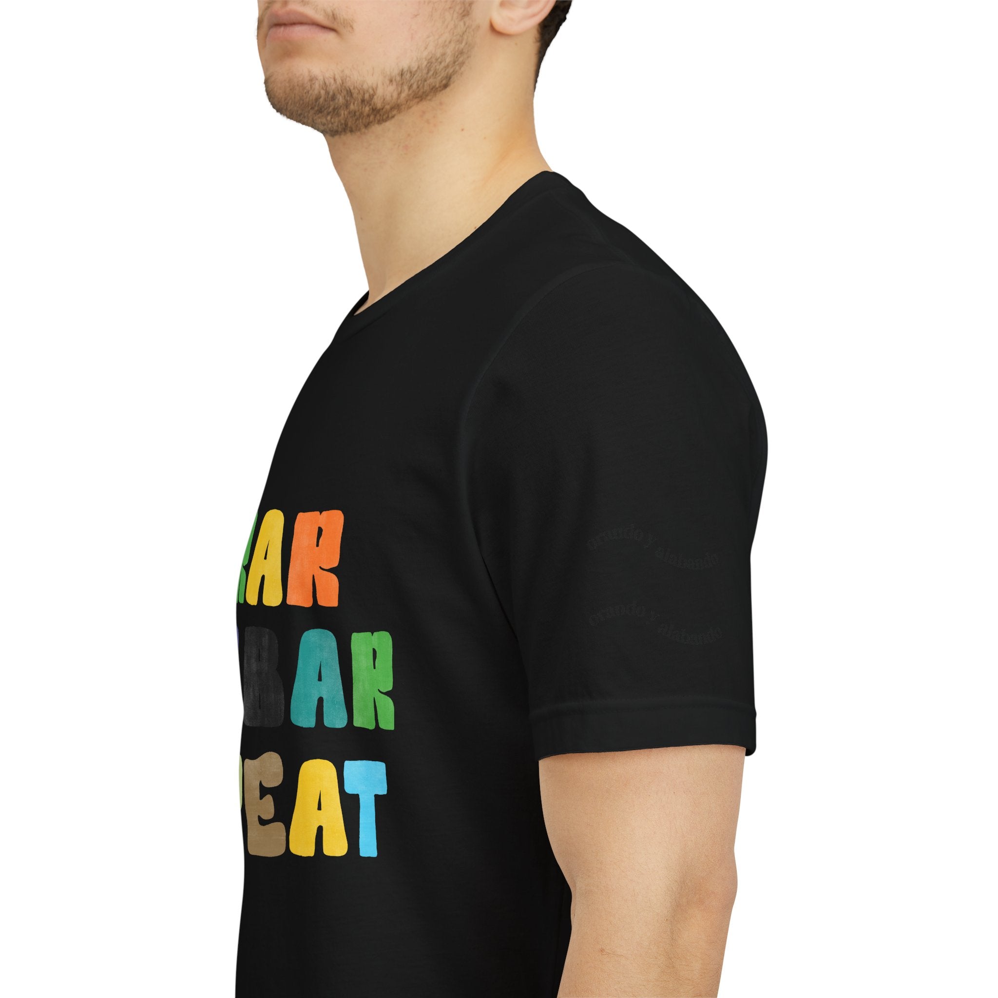 Men's Bilingual "Orar Alabar Repeat" T-Shirt – Camisa de hombres Bilingüe