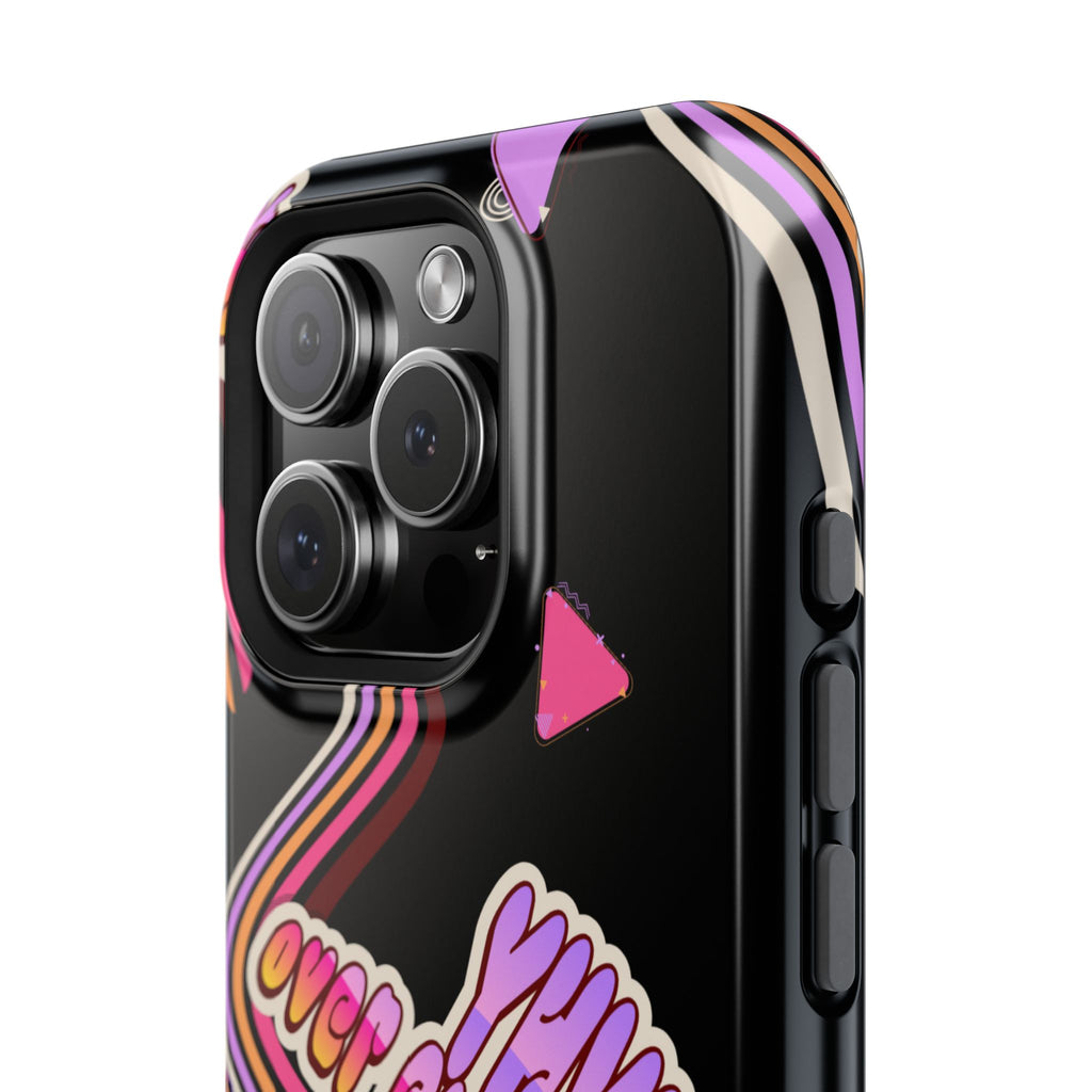 Retro 'YHVH over everything' Magnetic Phone Case — Impact-Resistant Protective Cover