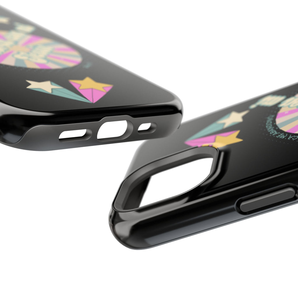Mujeres Cover de Telefono Magnético e Impacto Resistente— "En Victoria con mi Jesús" Retro Star Design
