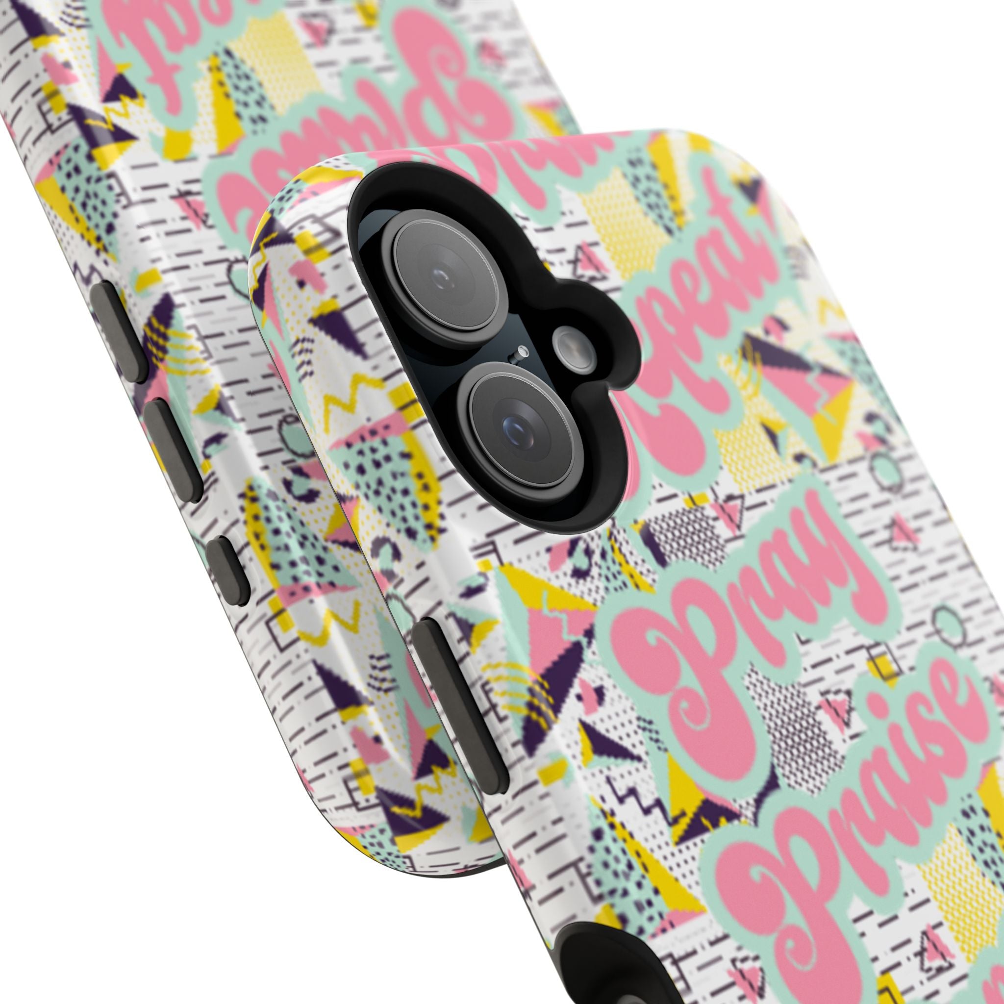 Retro Pray Praise Repeat Women's  Phone Case- Impact-Resistant Cases
