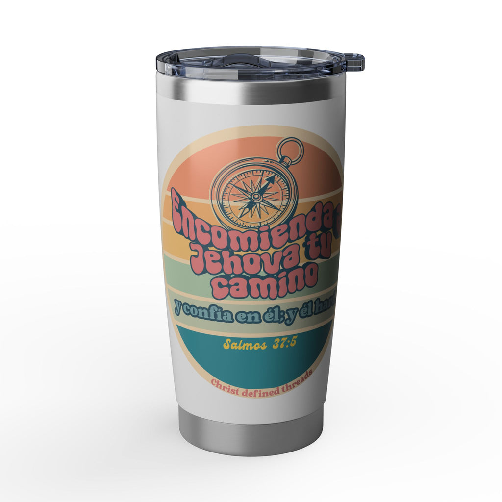 Tumbler - "Encomienda a Jehová tu camino" Diseño Feminina