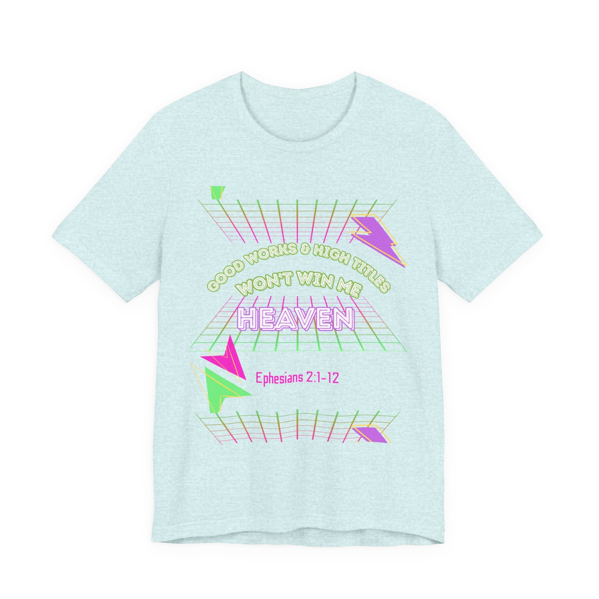 Woman's "Good works" Retro Tee— Ephesians 2:1-12 Retro Christian T-Shirt