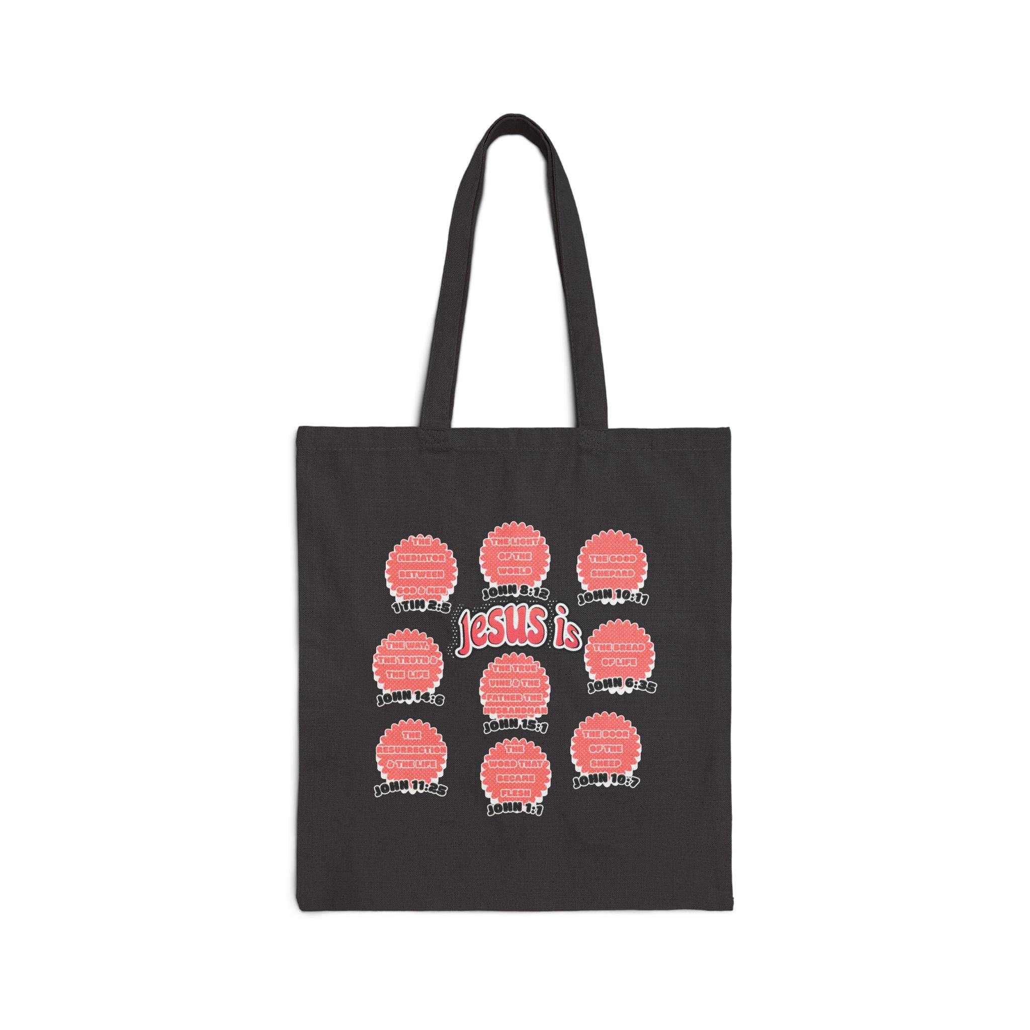 Women's Tote Bag — "Jesus Is" Inspirational Christian Everyday Tote