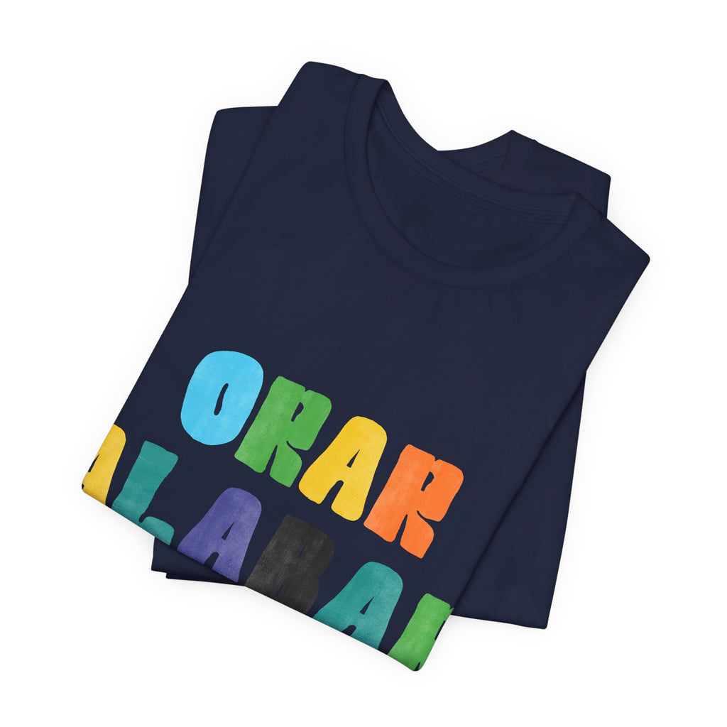 Men's Bilingual "Orar Alabar Repeat" T-Shirt – Camisa de hombres Bilingüe
