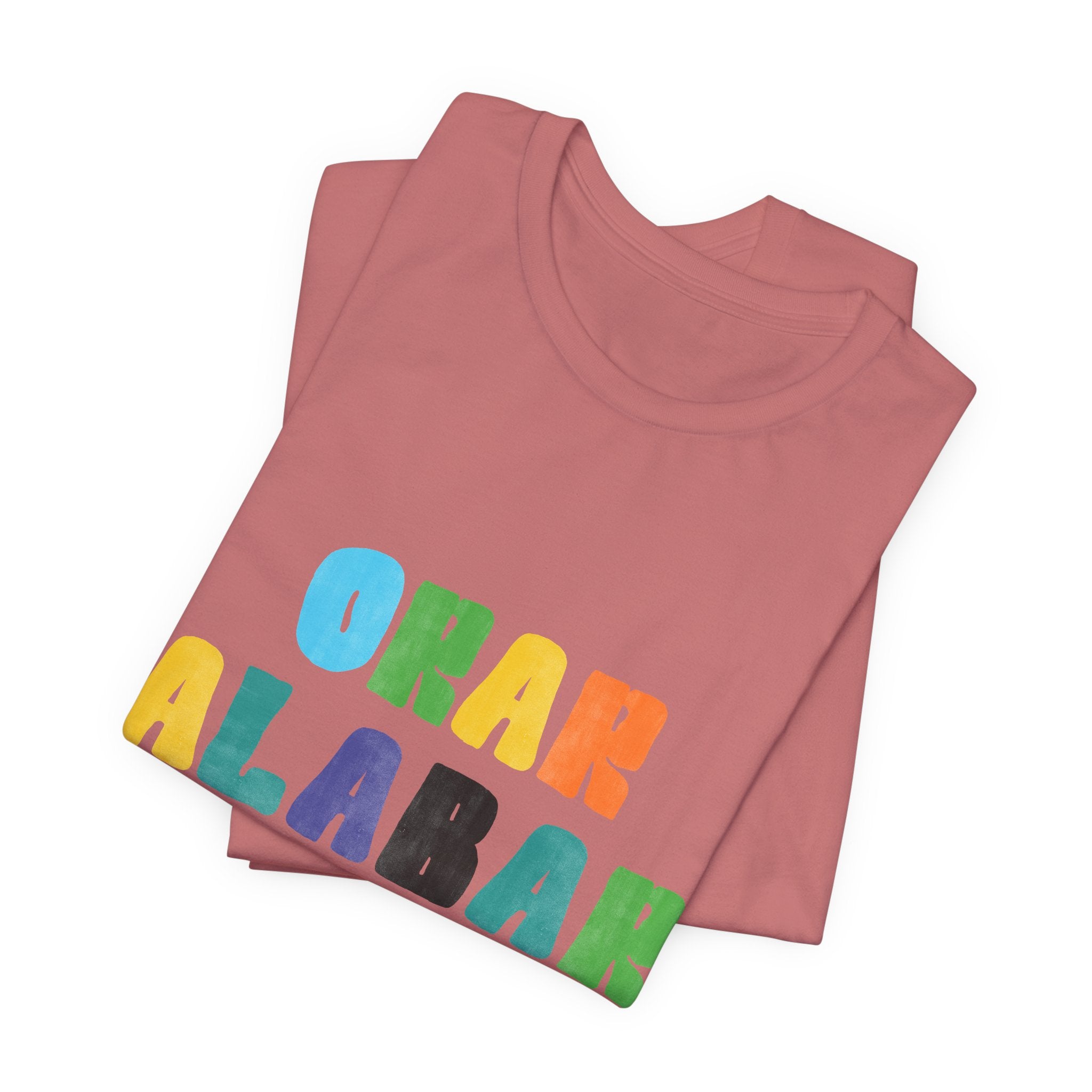 Men's Bilingual "Orar Alabar Repeat" T-Shirt – Camisa de hombres Bilingüe