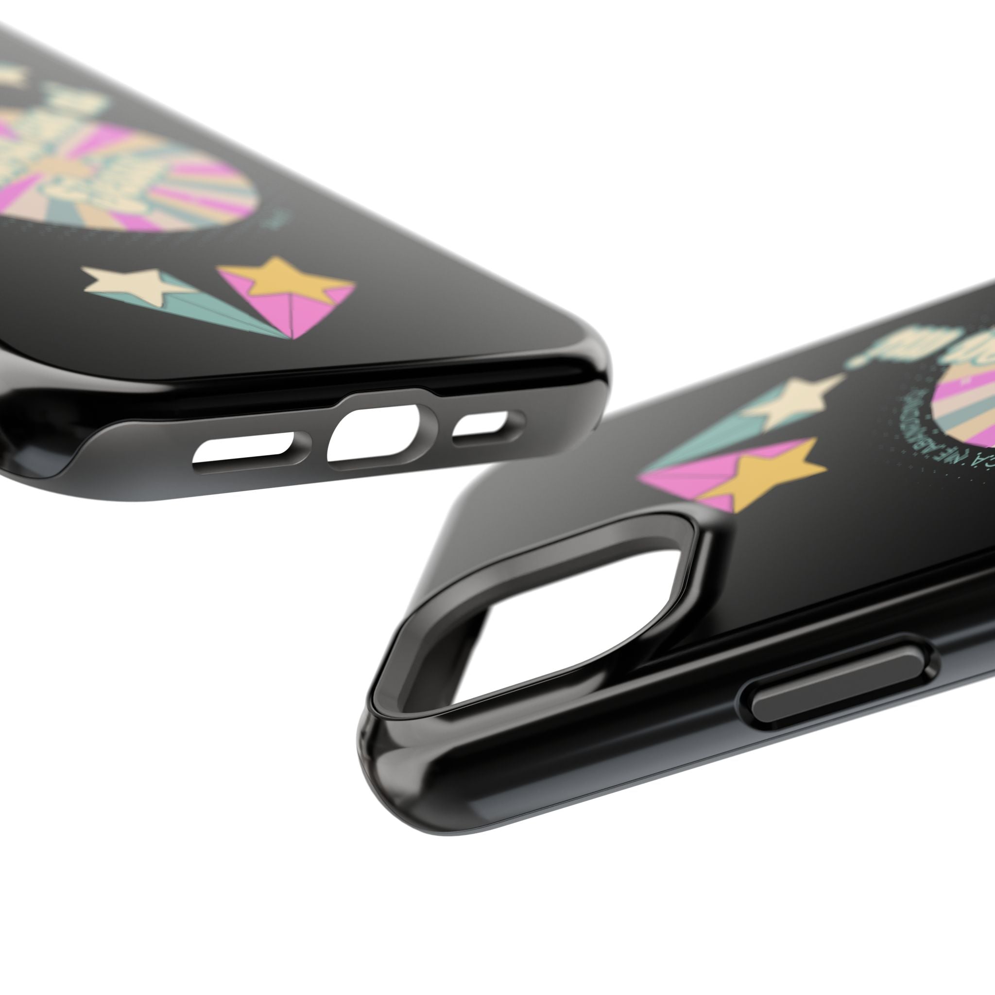 Mujeres Cover de Telefono Magnético e Impacto Resistente— "En Victoria con mi Jesús" Retro Star Design