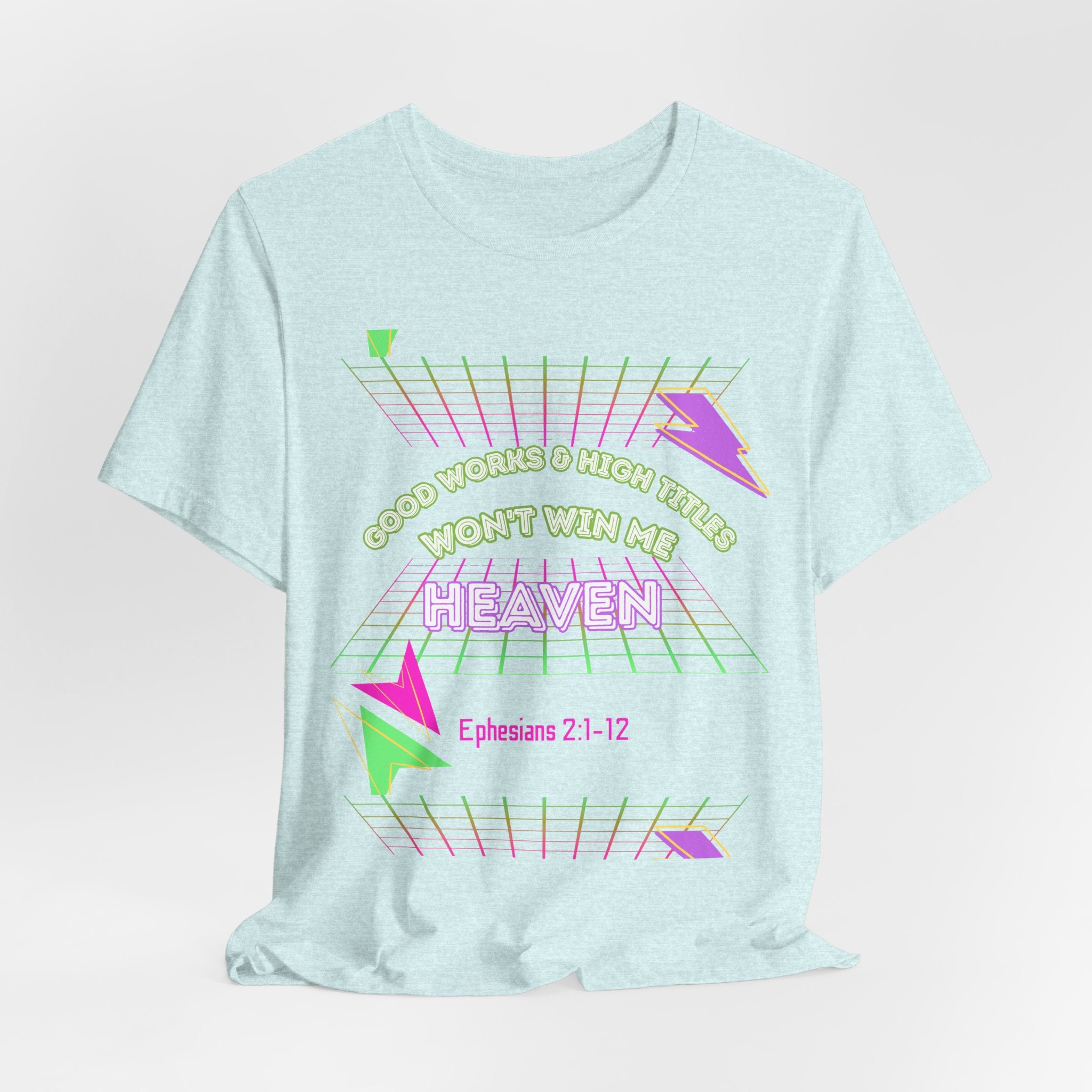 Woman's "Good works" Retro Tee— Ephesians 2:1-12 Retro Christian T-Shirt