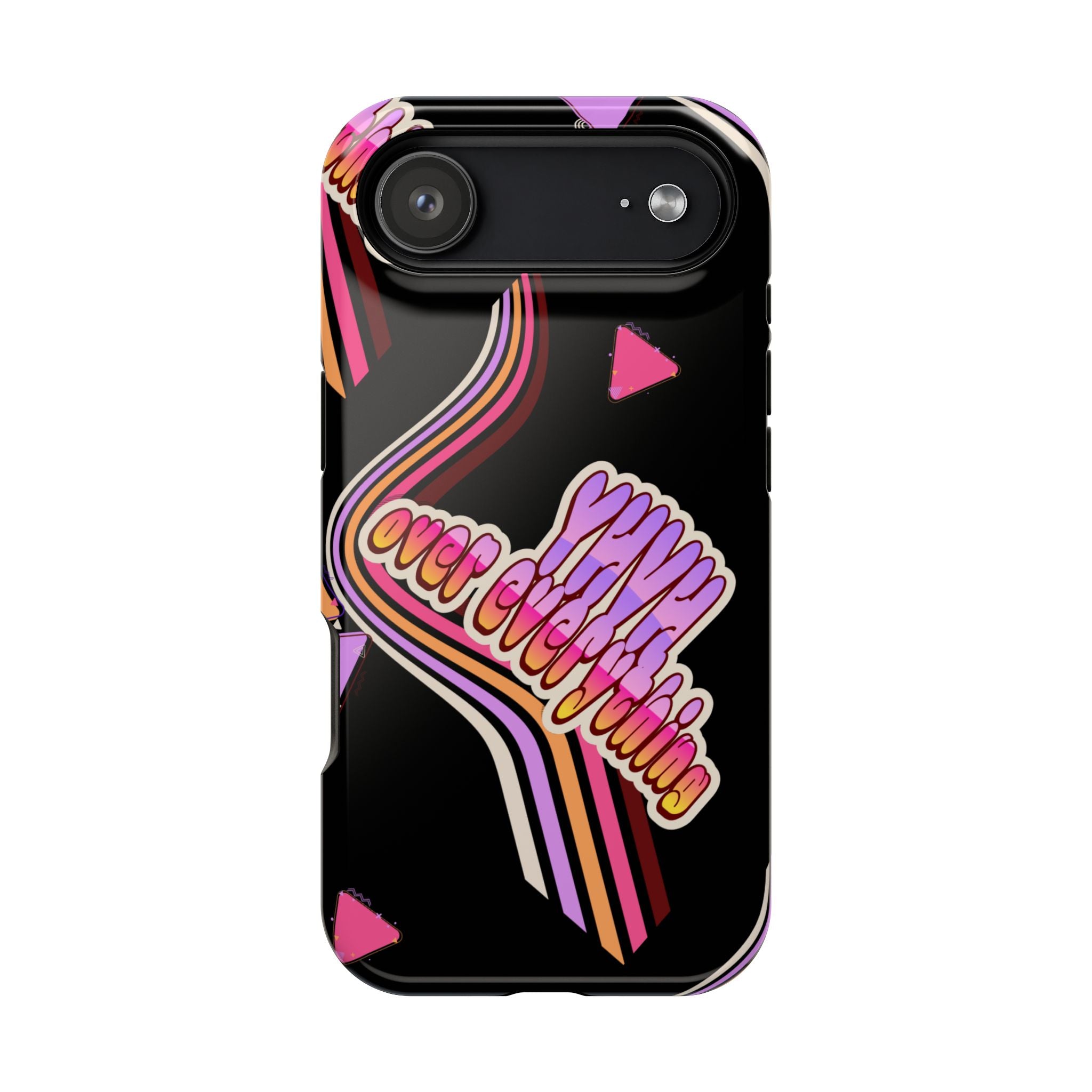 Retro 'YHVH over everything' Magnetic Phone Case — Impact-Resistant Protective Cover