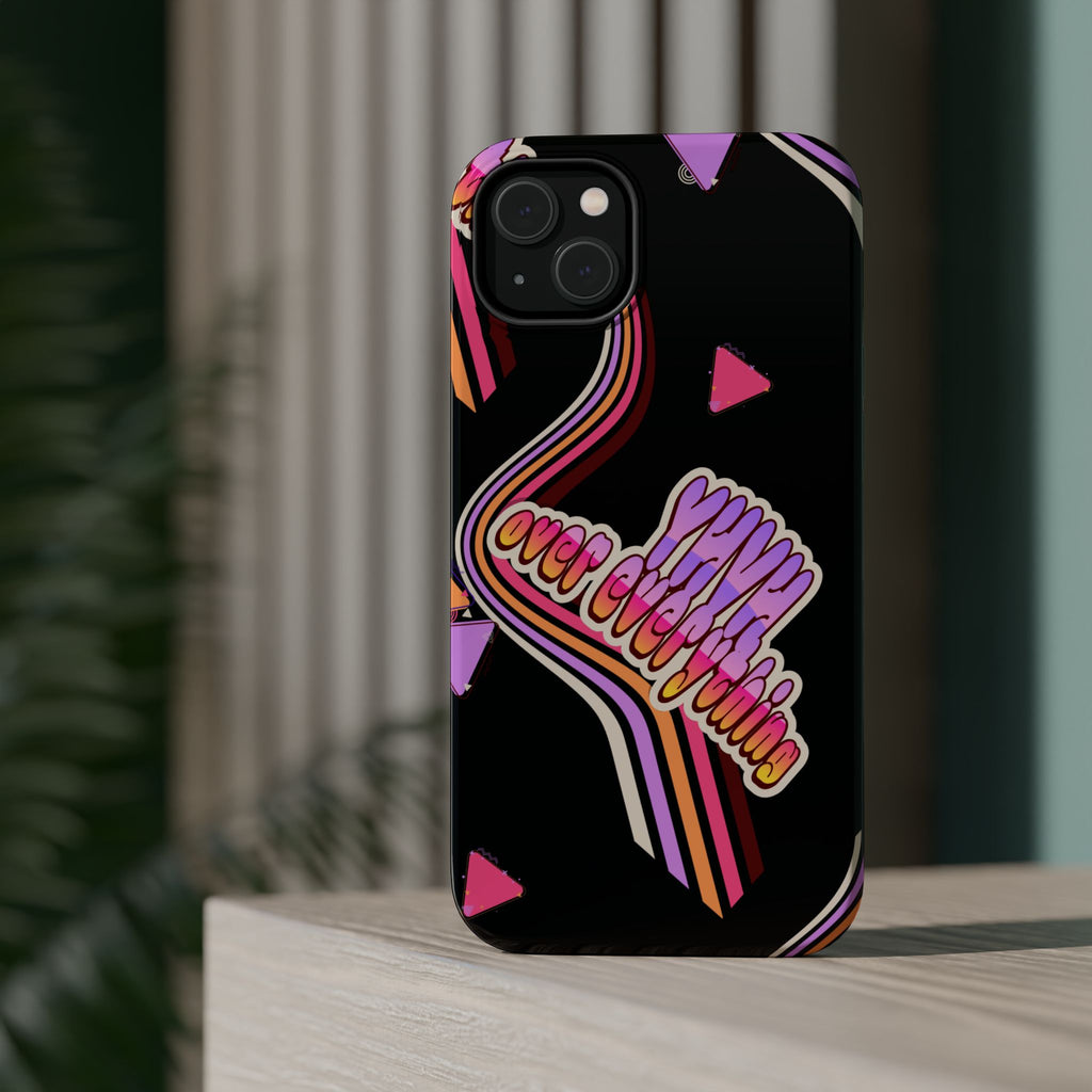 Retro 'YHVH over everything' Magnetic Phone Case — Impact-Resistant Protective Cover