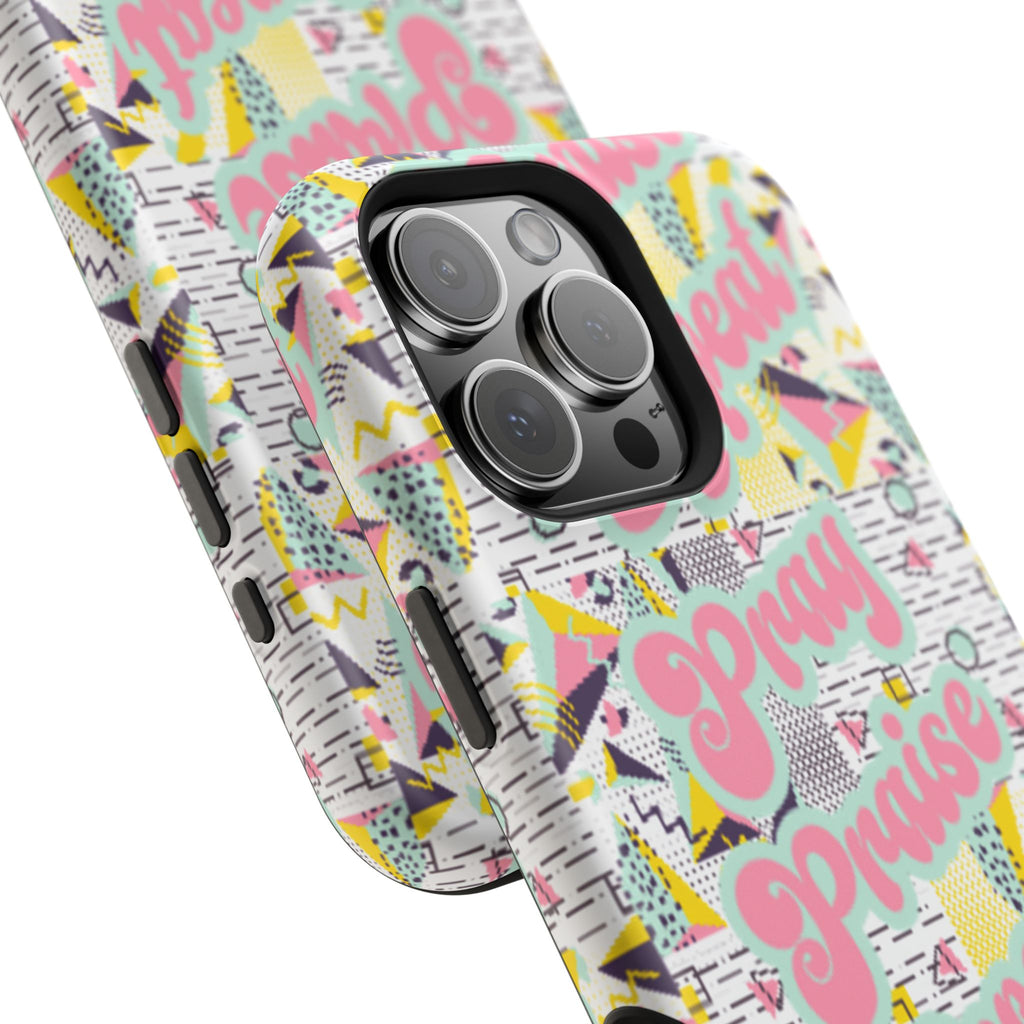 Retro Pray Praise Repeat Women's  Phone Case- Impact-Resistant Cases