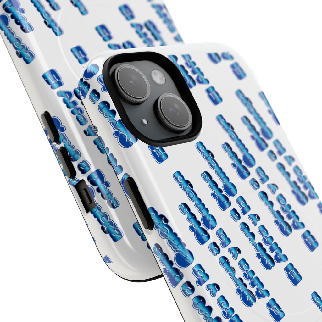Magnetico Protección de Telefono — 'Yo sirvo a Dios el Alfa y Omega