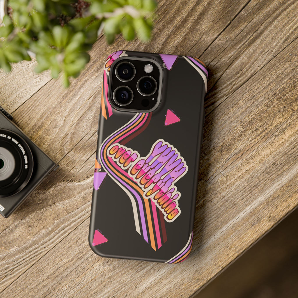 Retro 'YHVH over everything' Magnetic Phone Case — Impact-Resistant Protective Cover