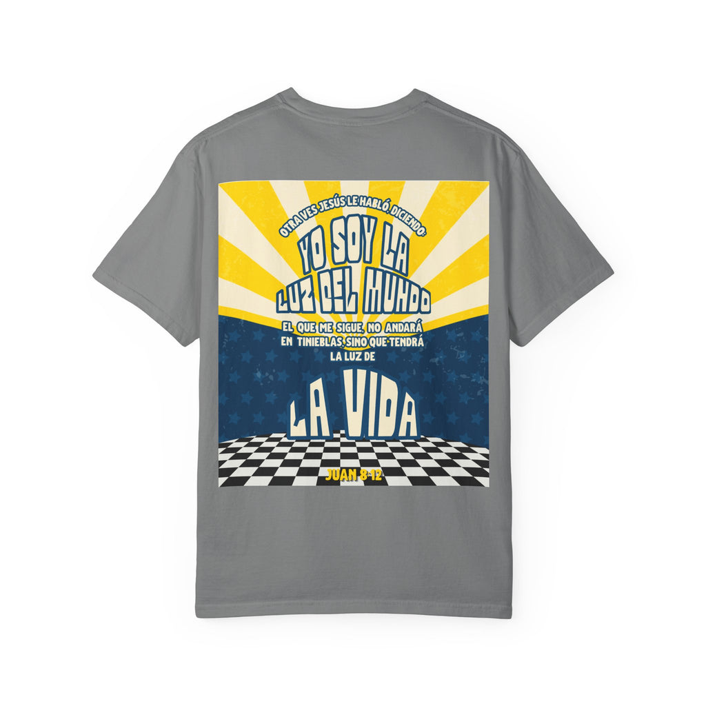'Se esa luz que enciende a otros' Camisa para hombres — "Jesus les dijo: Yo Soy la Luz del Mundo" Juan 8:12