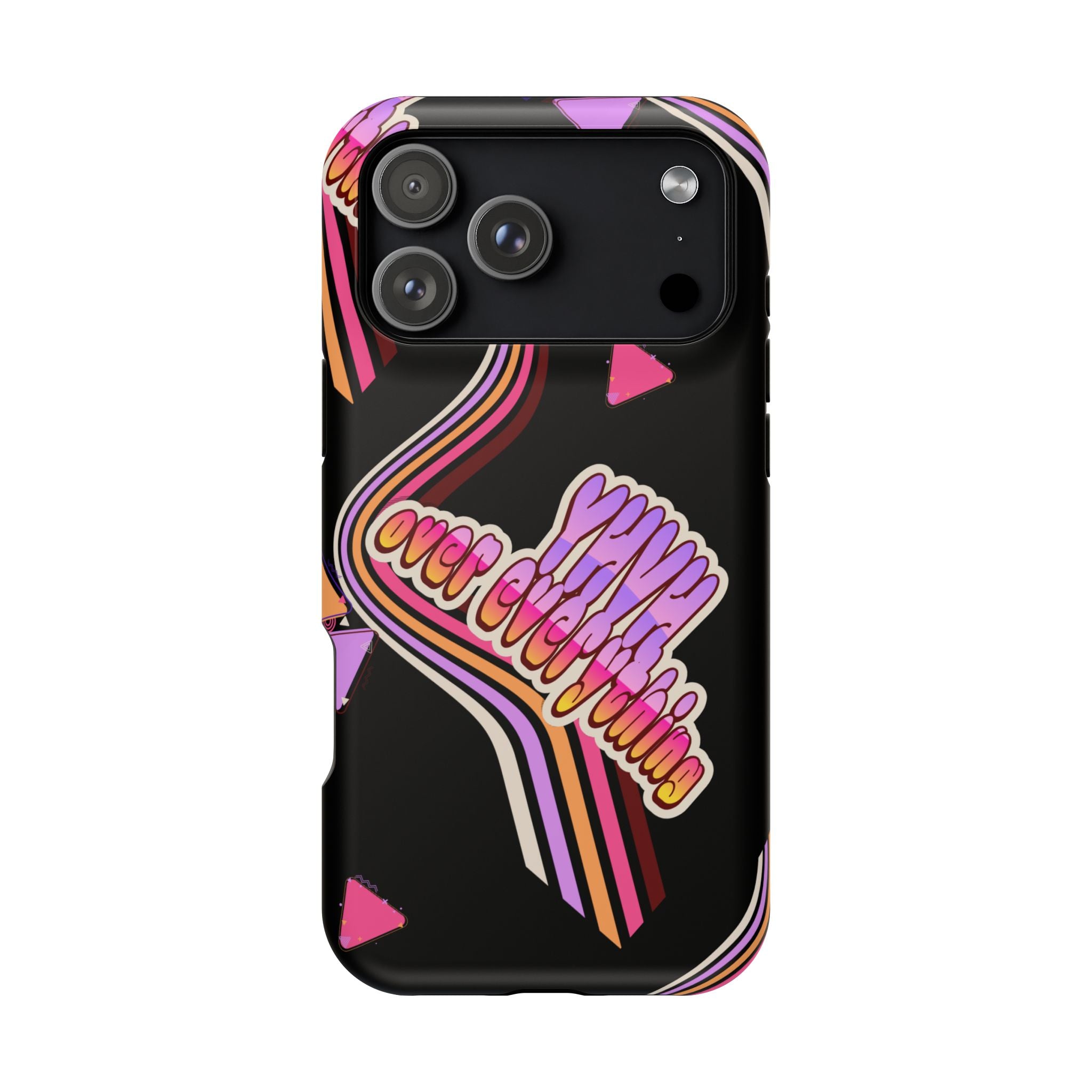 Retro 'YHVH over everything' Magnetic Phone Case — Impact-Resistant Protective Cover