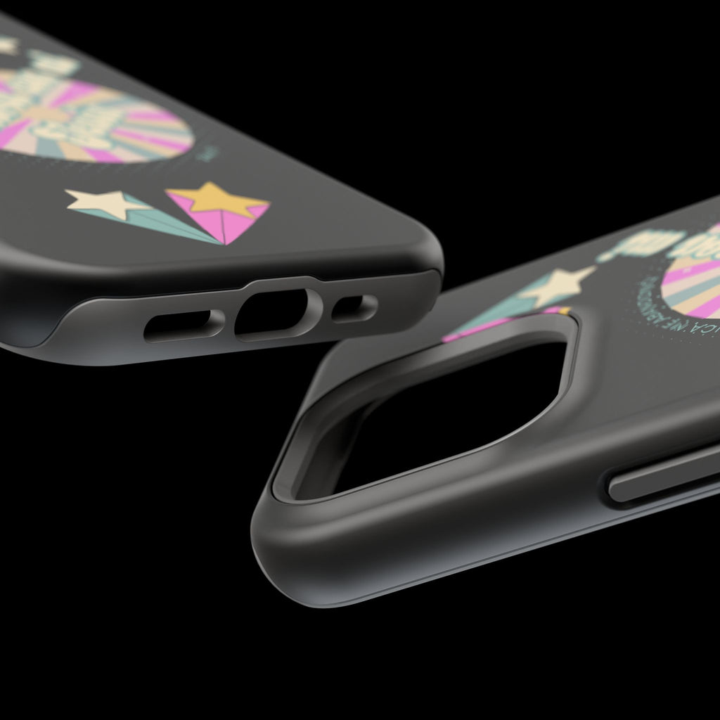 Mujeres Cover de Telefono Magnético e Impacto Resistente— "En Victoria con mi Jesús" Retro Star Design