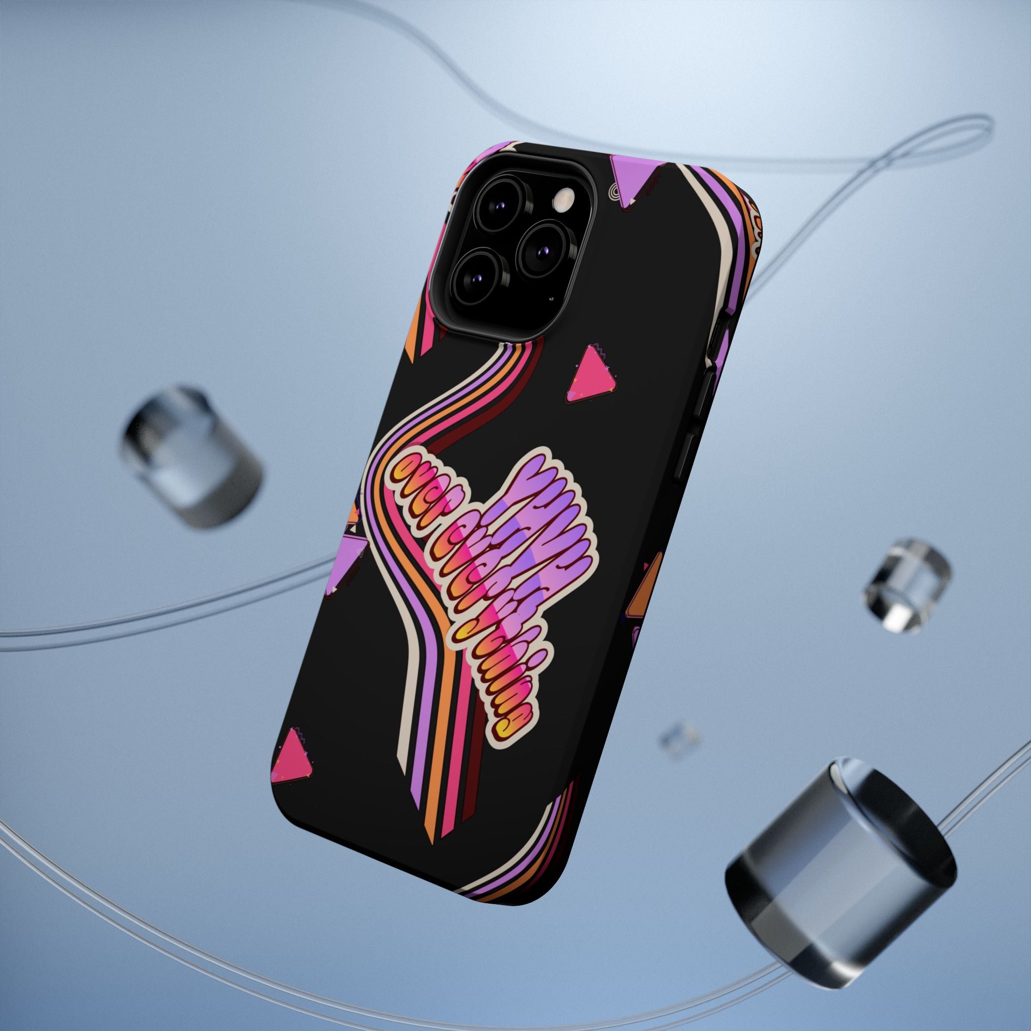 Retro 'YHVH over everything' Magnetic Phone Case — Impact-Resistant Protective Cover