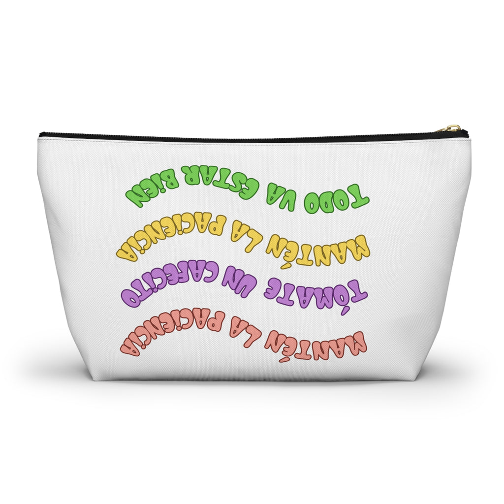 Accessory Pouch — Spanish Message “Mantén la Paciencia...”
