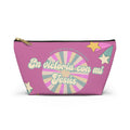 En victoria con mi Jesús Accessory Pouch — Pink Faith Bag