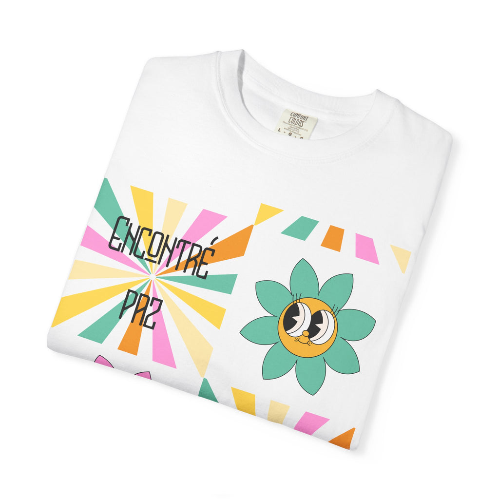Woman's Spanish "Encontré paz en Jesús"- Camisa Retro Español