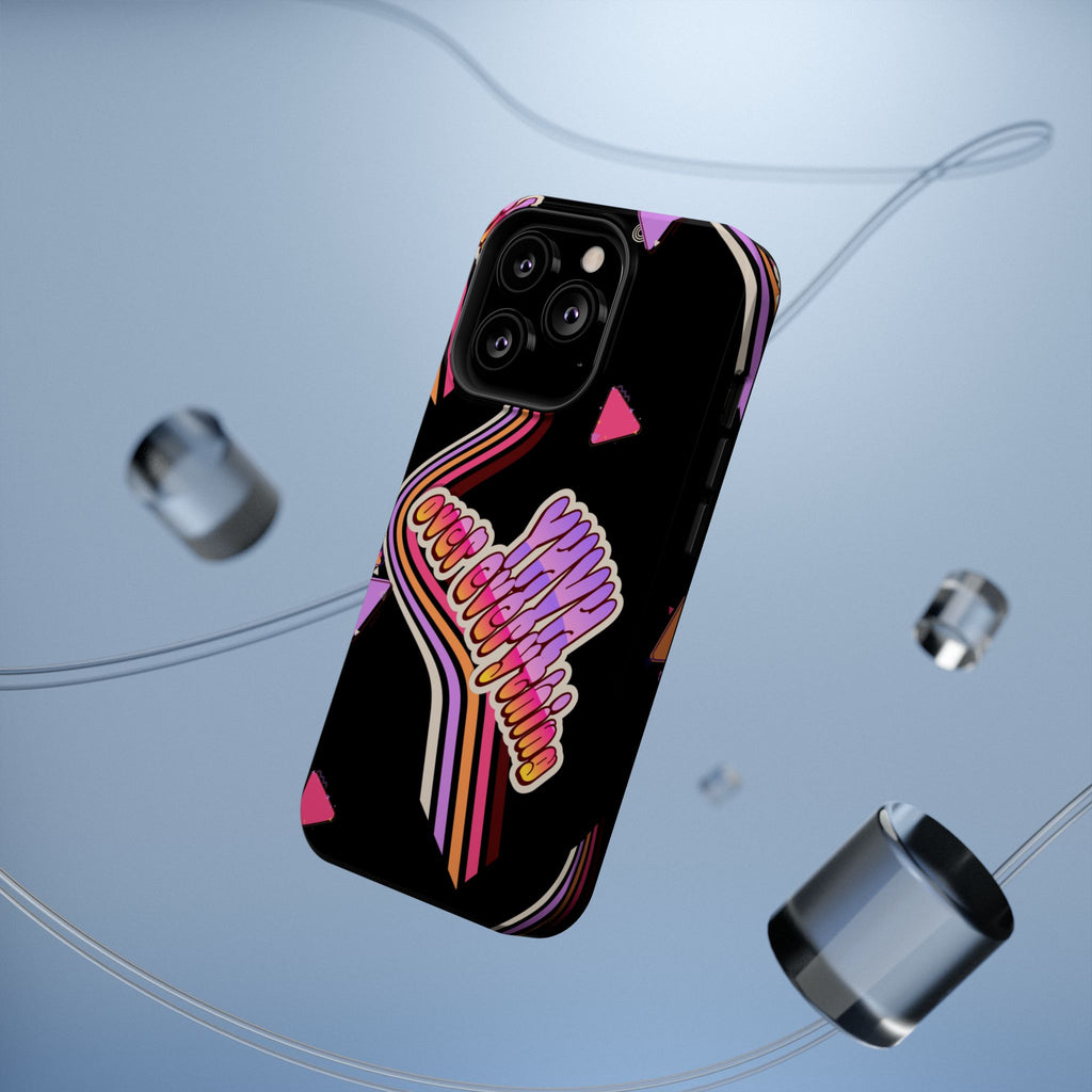 Retro 'YHVH over everything' Magnetic Phone Case — Impact-Resistant Protective Cover