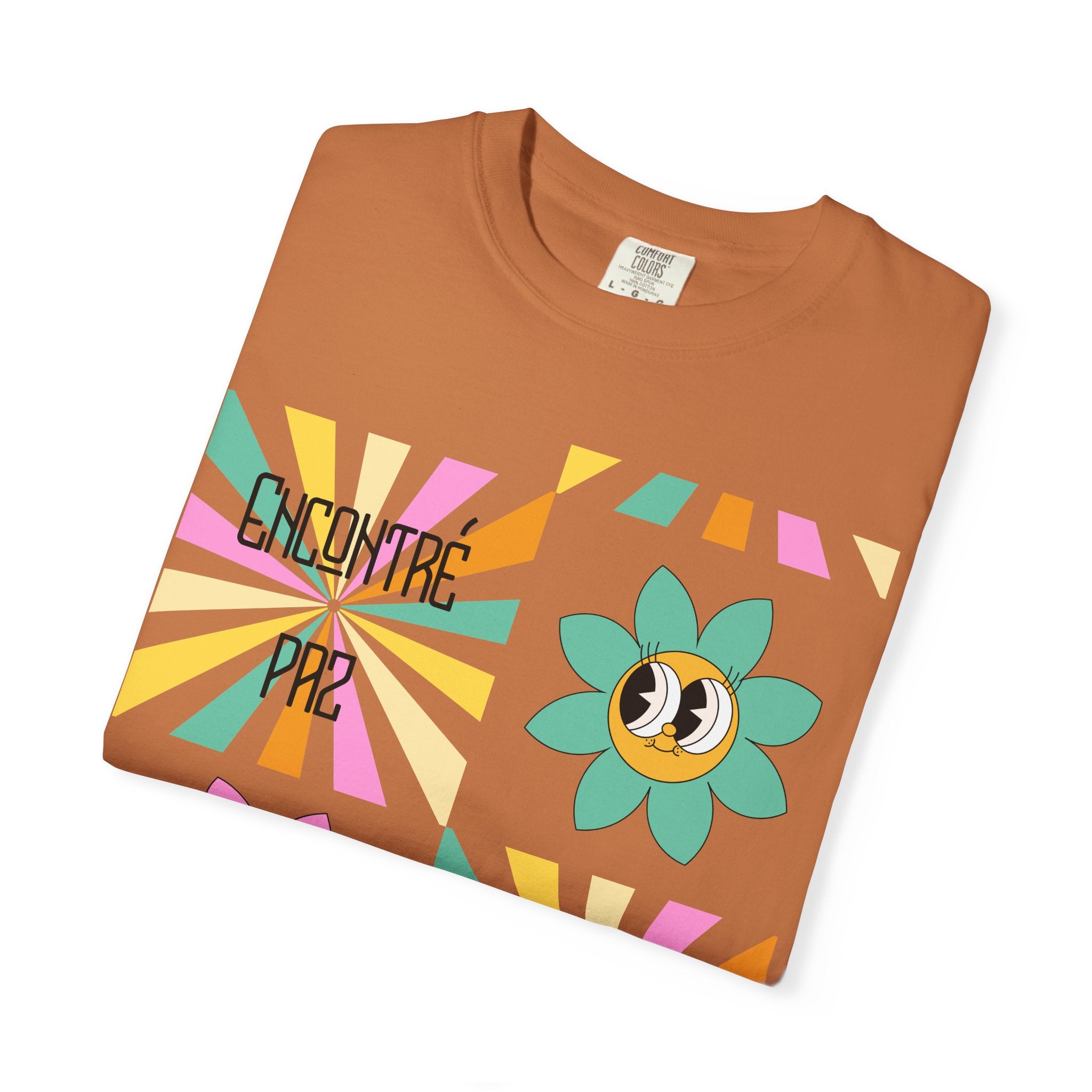 Woman's Spanish "Encontré paz en Jesús"- Camisa Retro Español