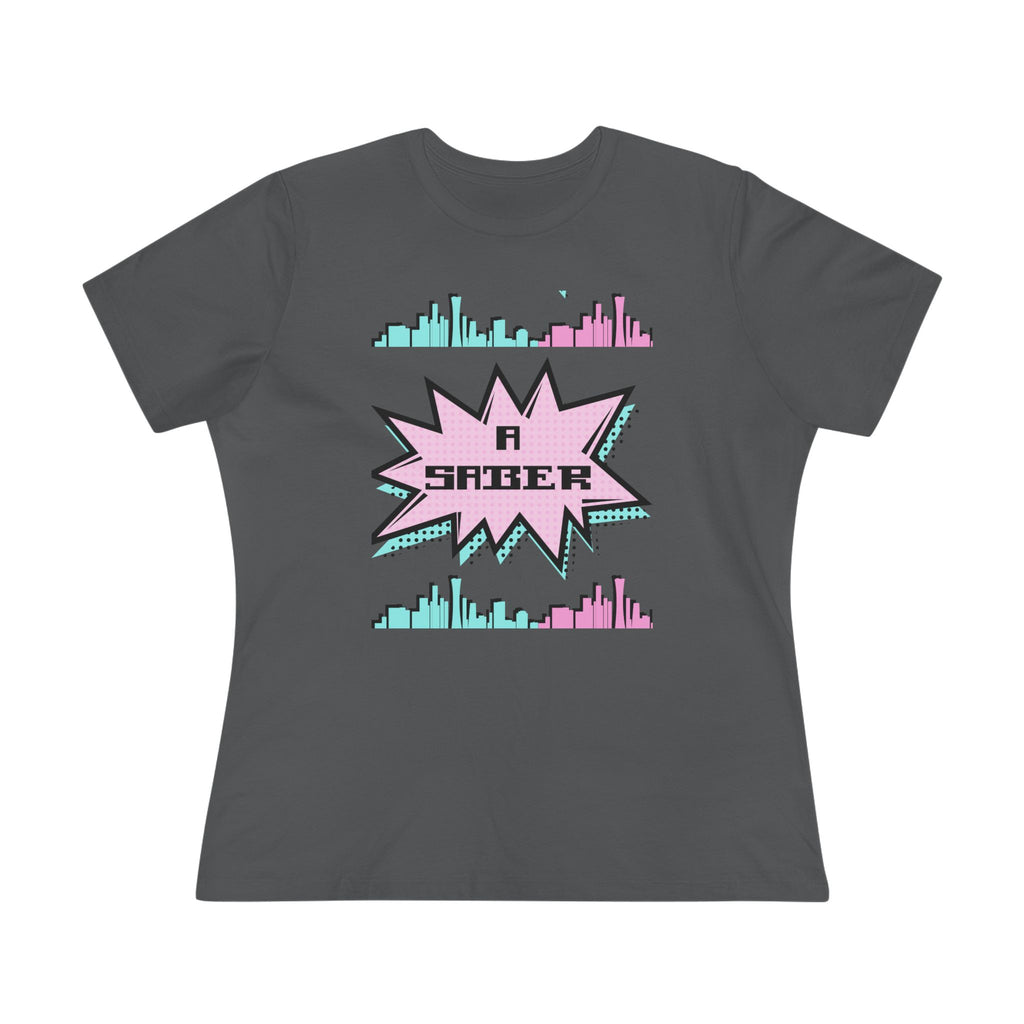 Women's Spanish 'A Saber' Cotton Tee – Retro Español Graphic T-Shirt
