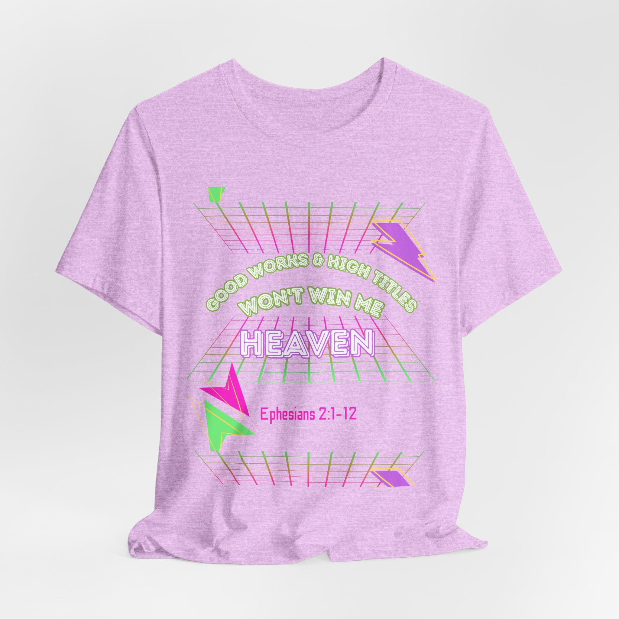 Woman's "Good works" Retro Tee— Ephesians 2:1-12 Retro Christian T-Shirt
