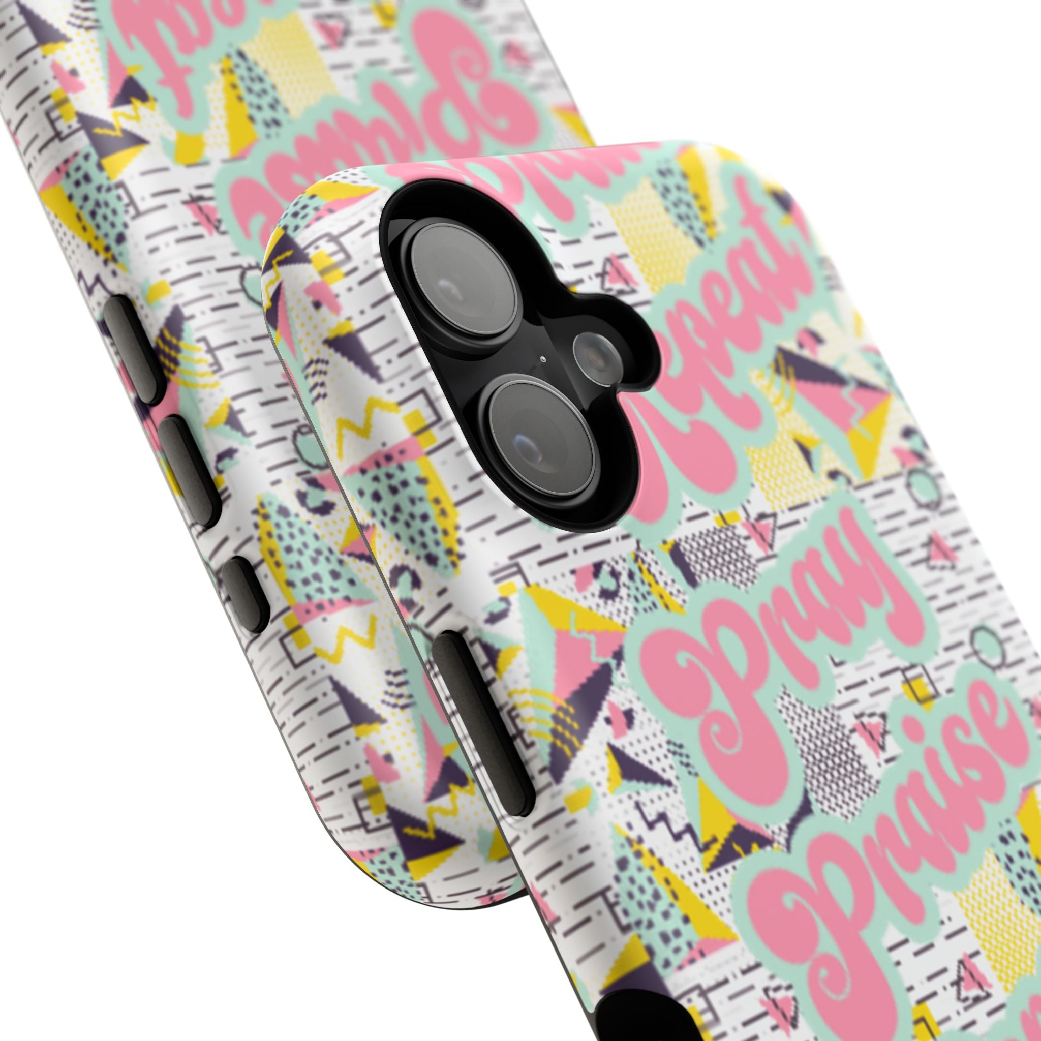 Retro Pray Praise Repeat Women's  Phone Case- Impact-Resistant Cases