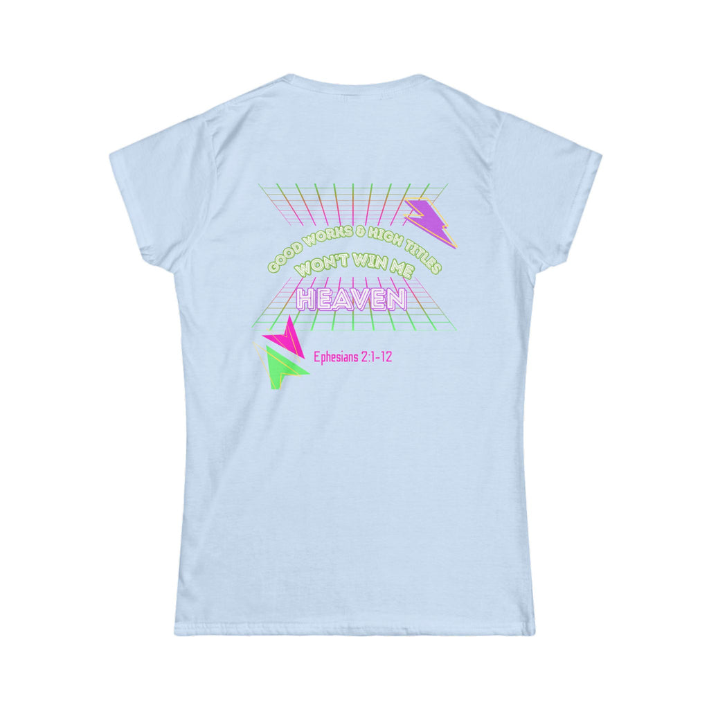 Woman's "Good works" Retro Tee— Ephesians 2:1-12 Retro Christian T-Shirt
