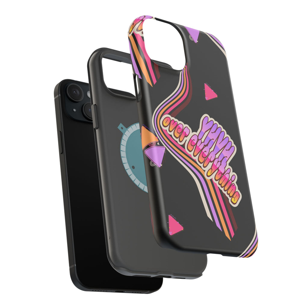 Retro 'YHVH over everything' Magnetic Phone Case — Impact-Resistant Protective Cover