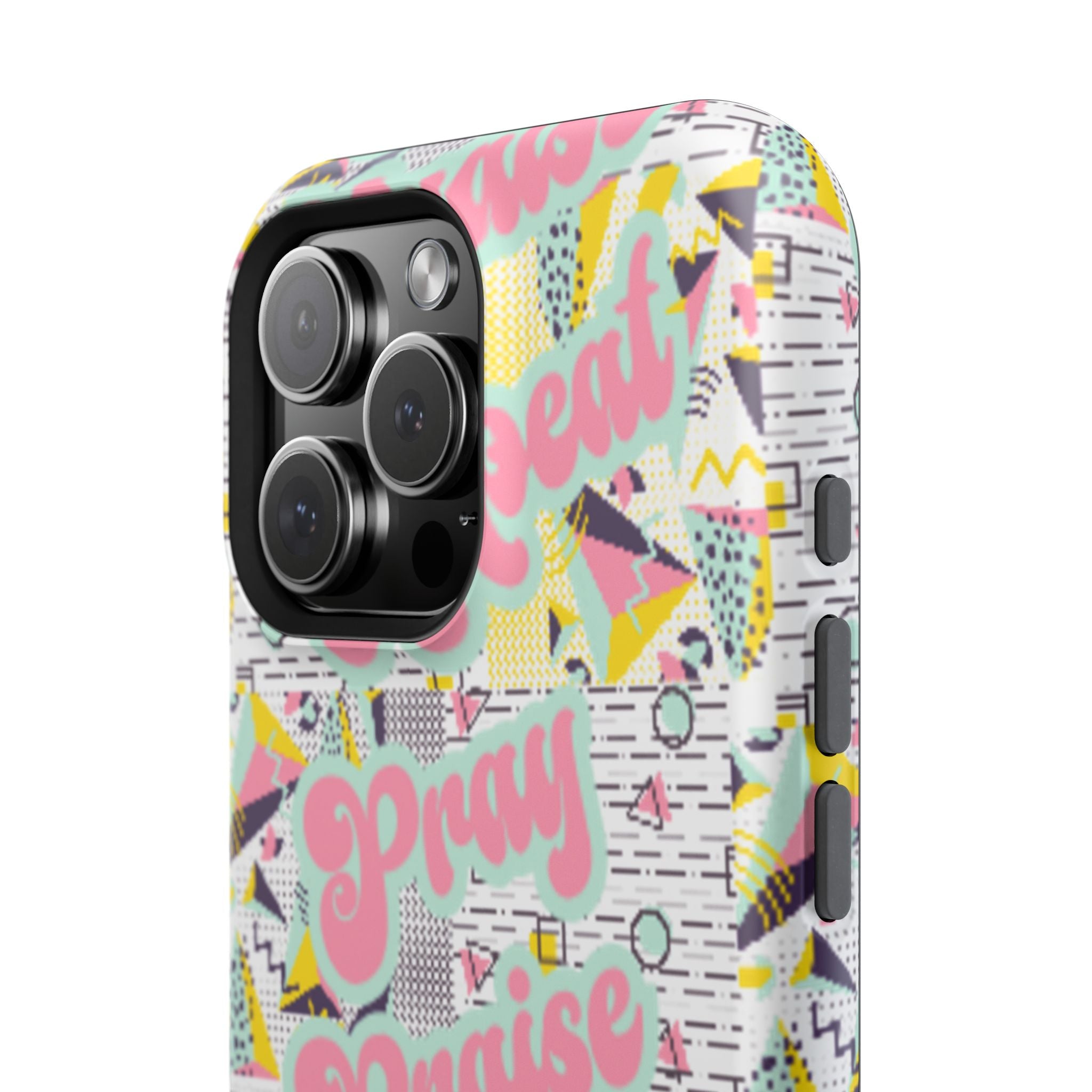 Retro Pray Praise Repeat Women's  Phone Case- Impact-Resistant Cases