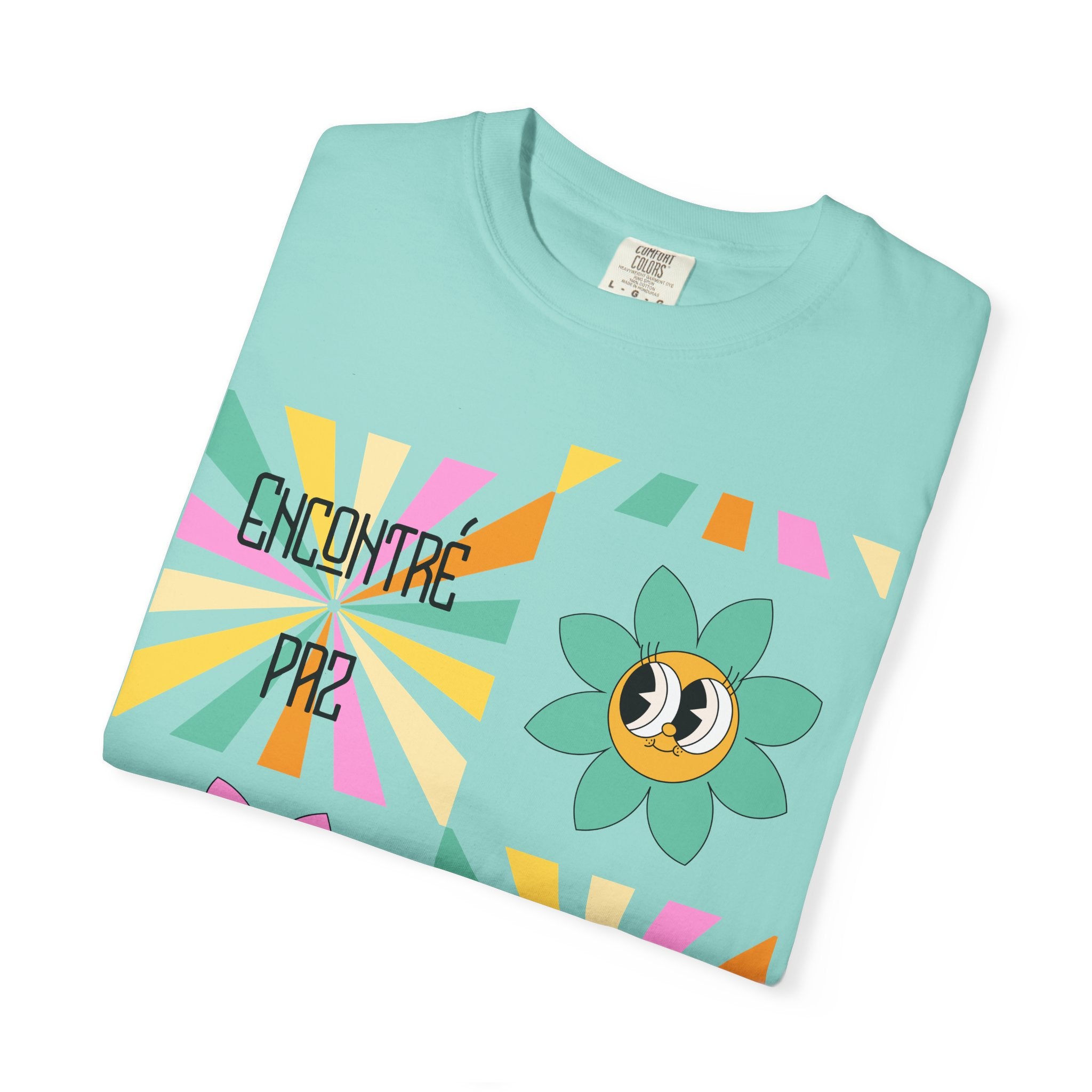 Woman's Spanish "Encontré paz en Jesús"- Camisa Retro Español