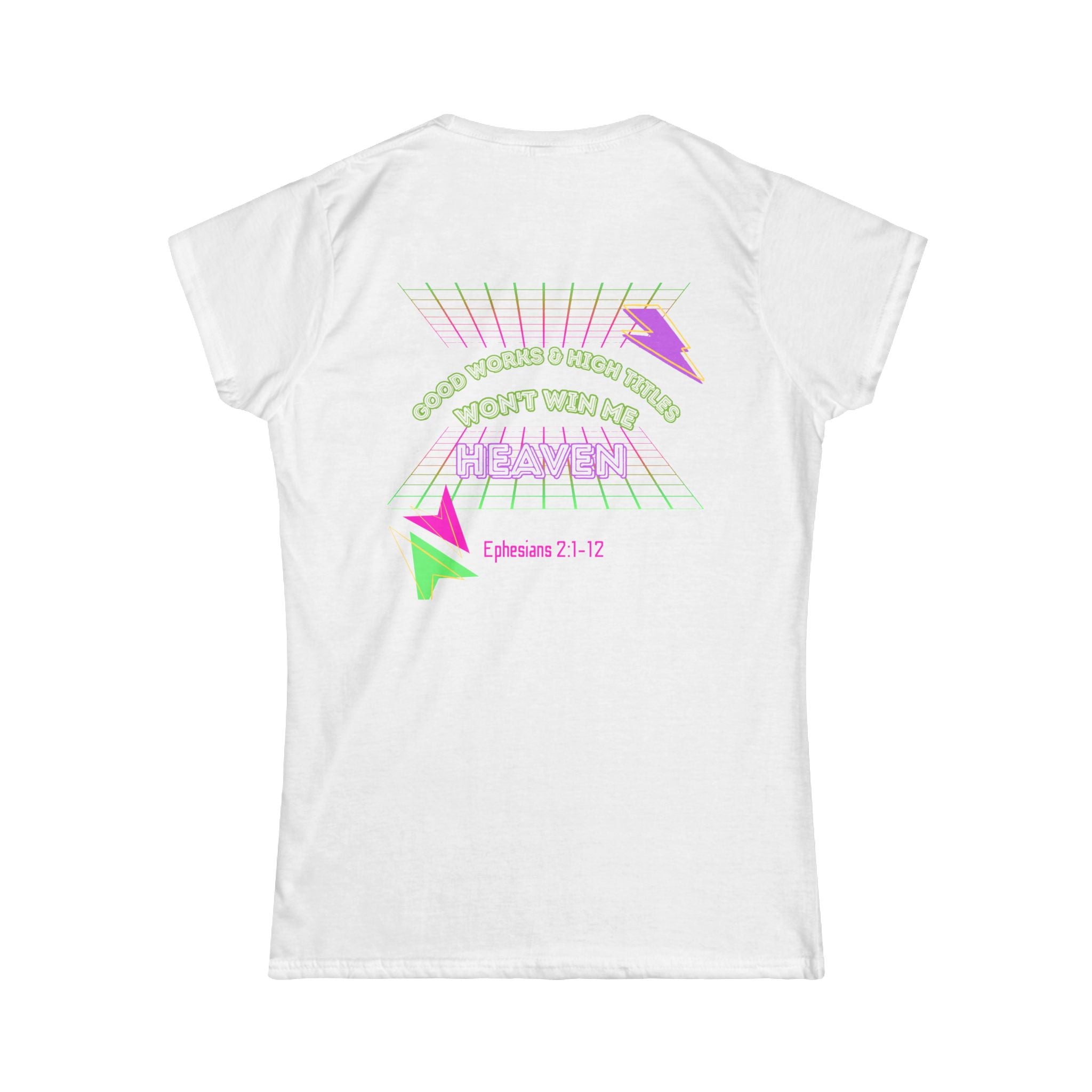 Woman's "Good works" Retro Tee— Ephesians 2:1-12 Retro Christian T-Shirt