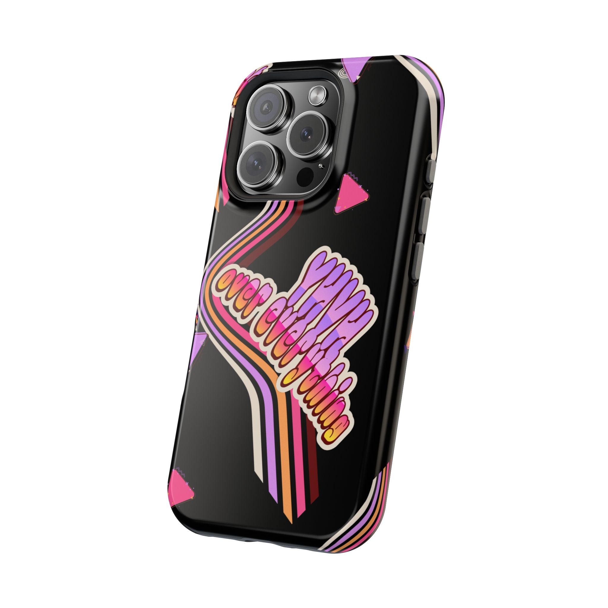 Retro 'YHVH over everything' Magnetic Phone Case — Impact-Resistant Protective Cover