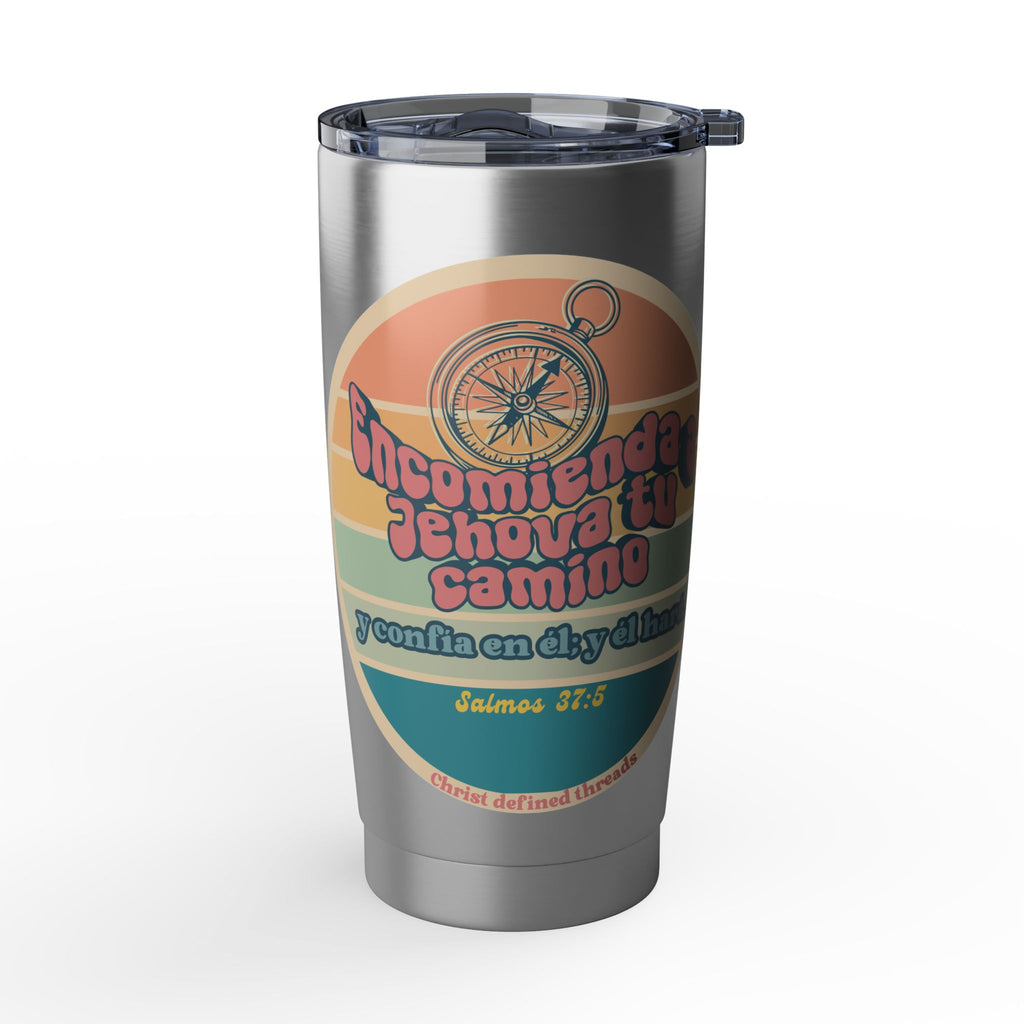Tumbler - "Encomienda a Jehová tu camino" Diseño Feminina