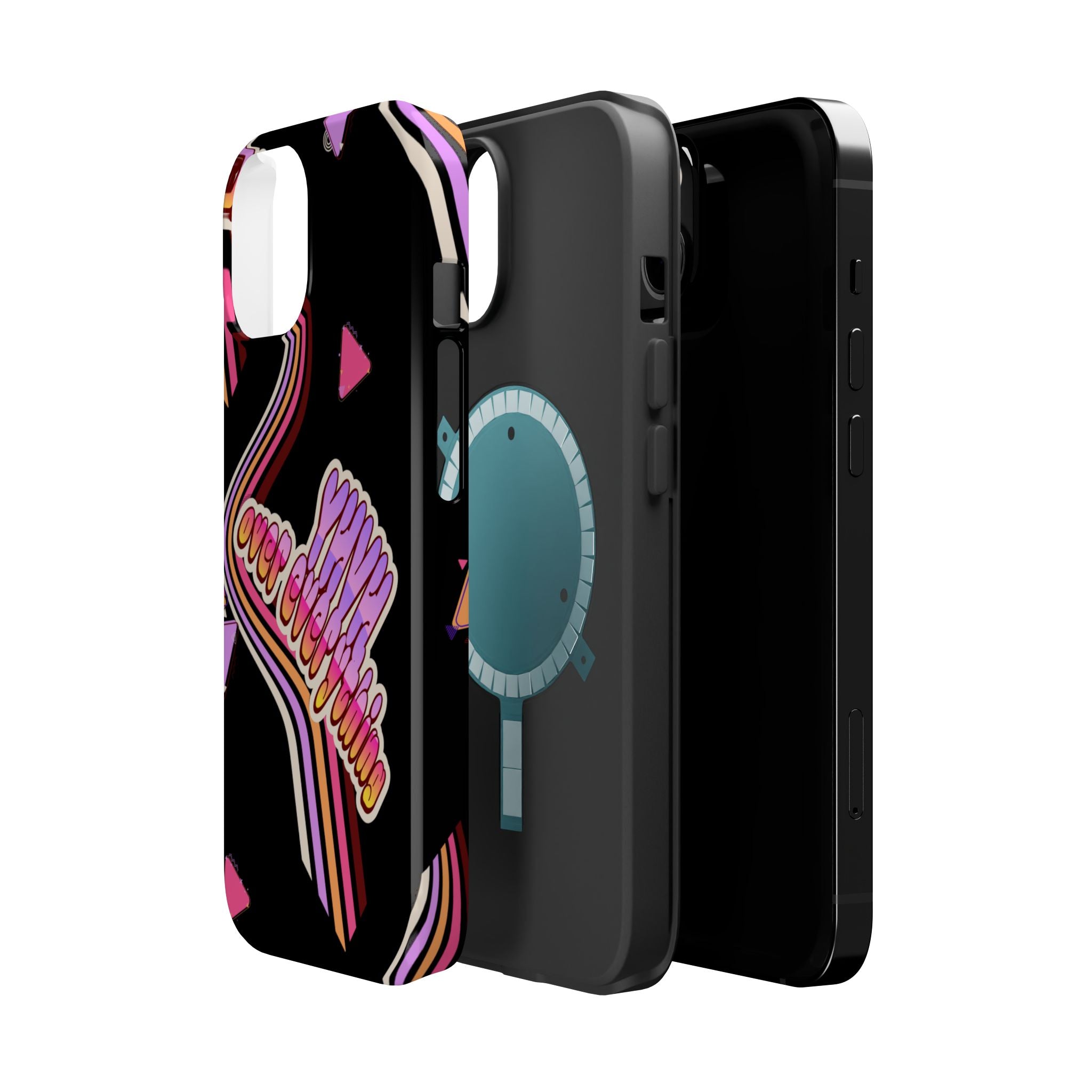 Retro 'YHVH over everything' Magnetic Phone Case — Impact-Resistant Protective Cover