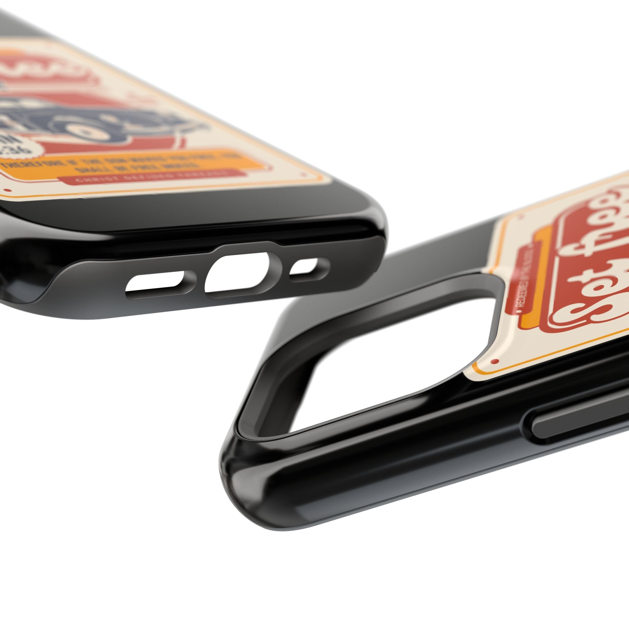 Men's 'Set free indeed' Vintage Graphic Phone Case — Magnetic Impact-Resistant