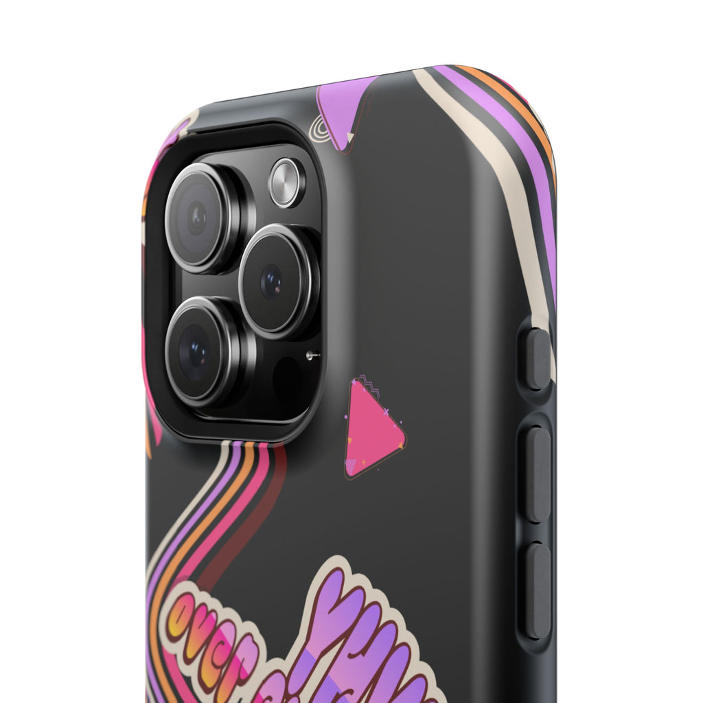 Retro 'YHVH over everything' Magnetic Phone Case — Impact-Resistant Protective Cover