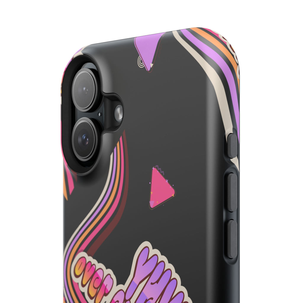 Retro 'YHVH over everything' Magnetic Phone Case — Impact-Resistant Protective Cover
