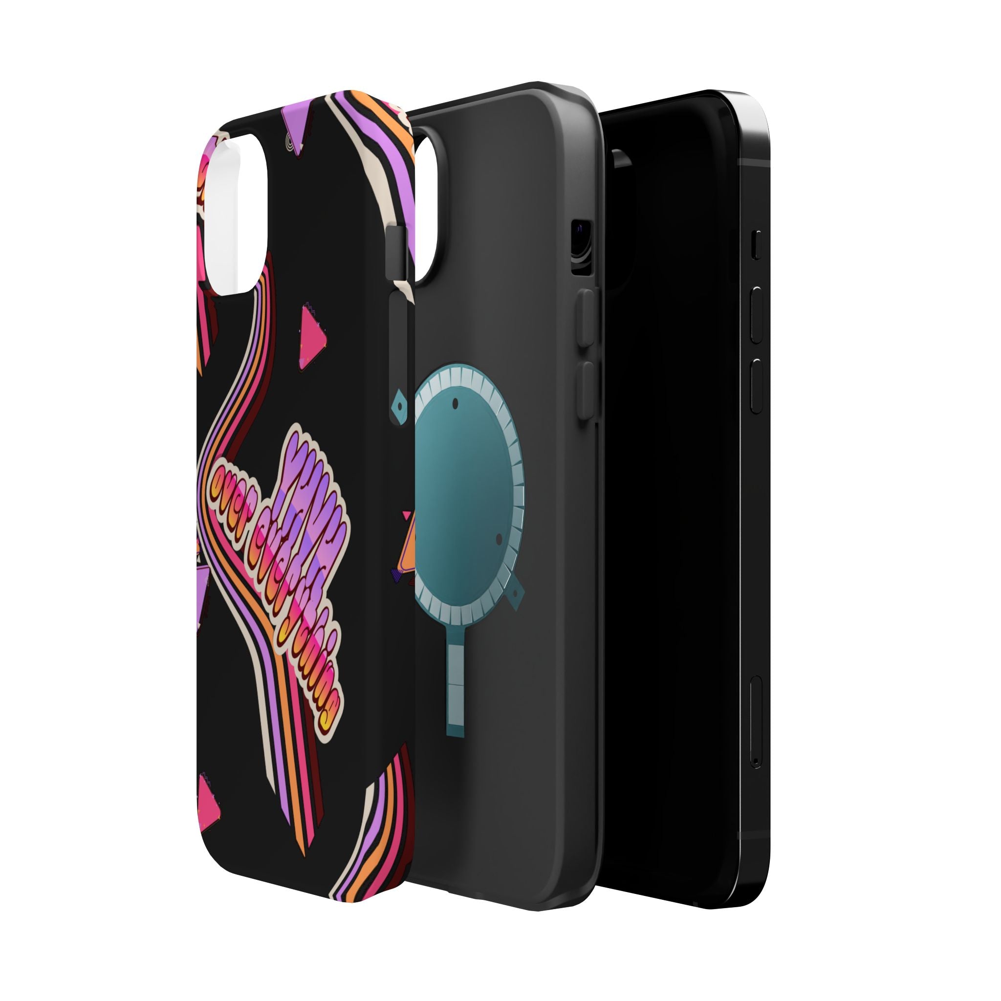 Retro 'YHVH over everything' Magnetic Phone Case — Impact-Resistant Protective Cover