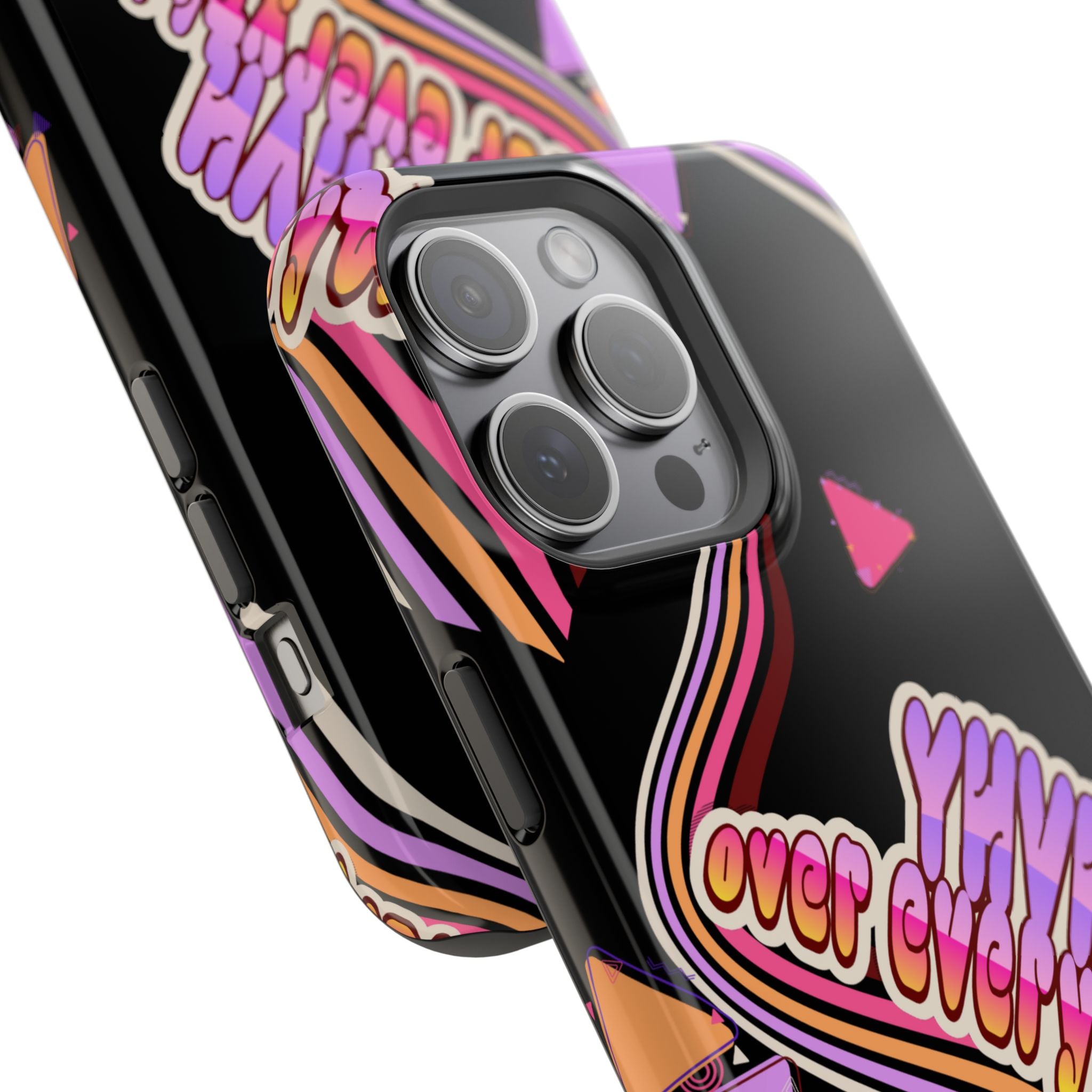 Retro 'YHVH over everything' Magnetic Phone Case — Impact-Resistant Protective Cover