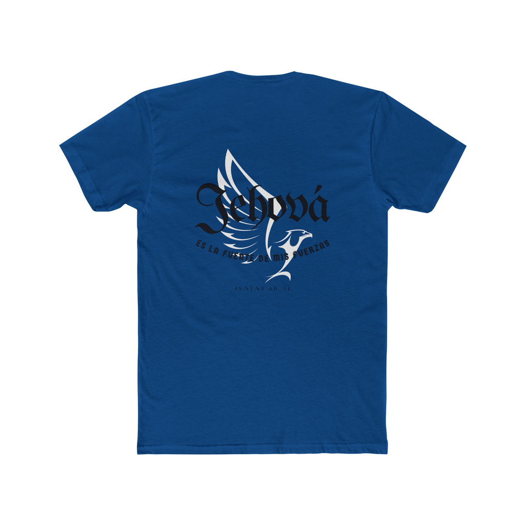 Isaías 40:31 Camisa para hombres — "Jehová es la fuente de mis fuerzas" Christian Faith T‑Shirt