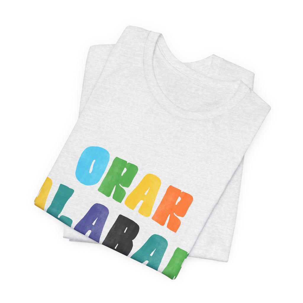 Men's Bilingual "Orar Alabar Repeat" T-Shirt – Camisa de hombres Bilingüe