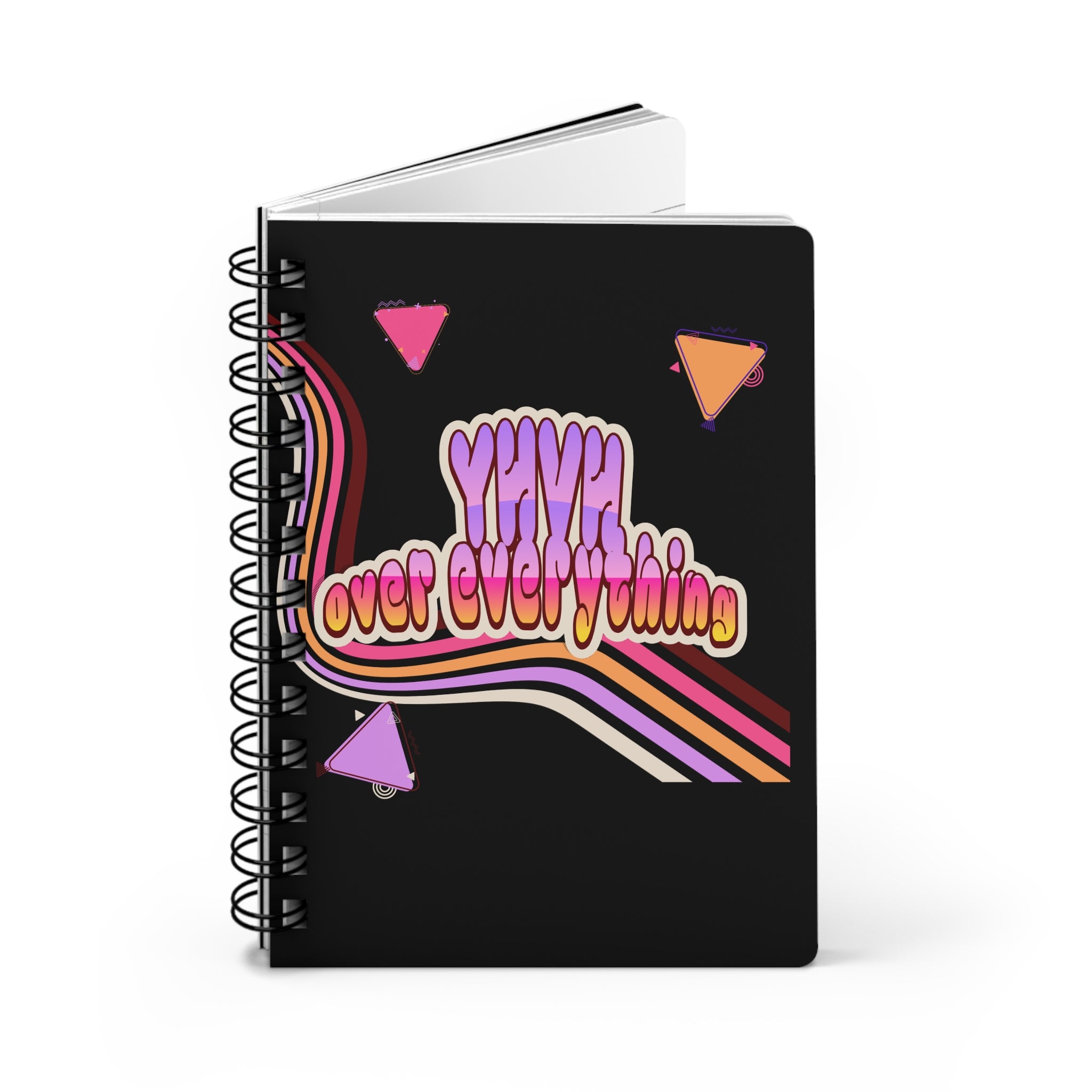 Women's Retro 'YHVH over everything' Spiral Journal