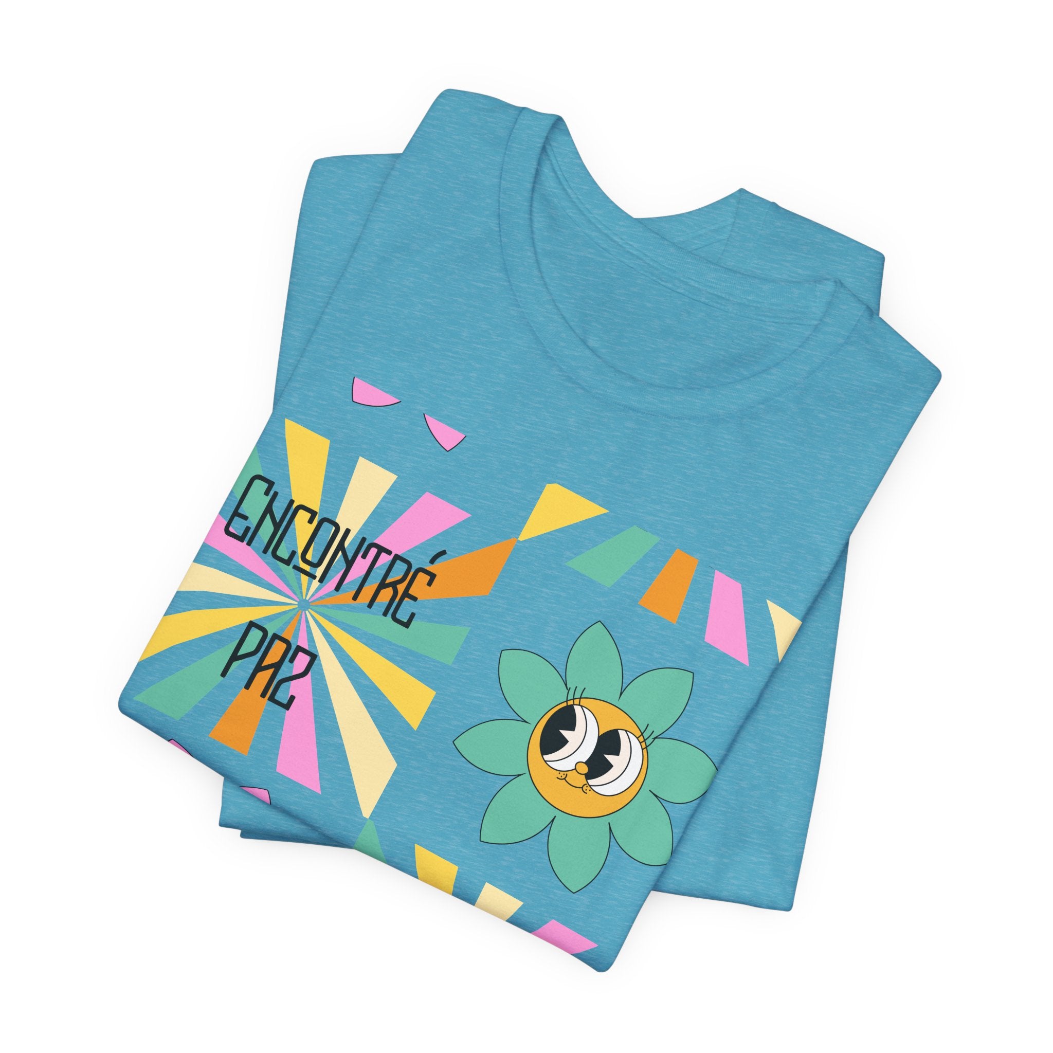 Woman's Spanish "Encontré paz en Jesús"- Camisa Retro Español