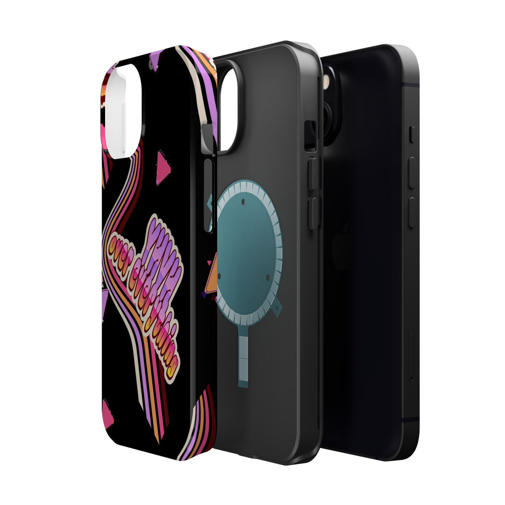 Retro 'YHVH over everything' Magnetic Phone Case — Impact-Resistant Protective Cover