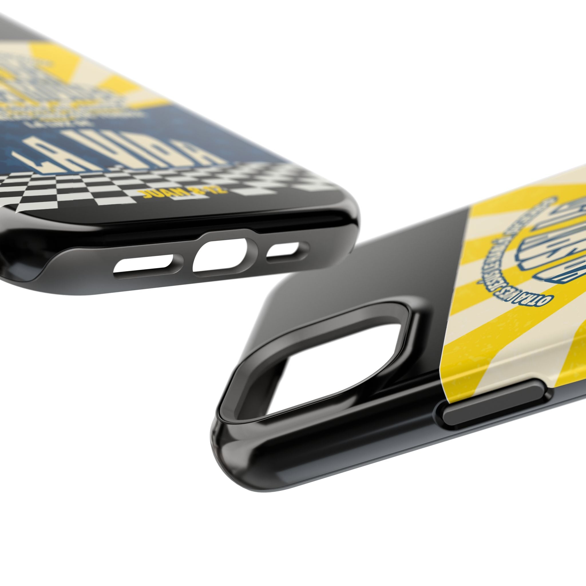 "Yo soy la luz del mundo" protección para telefono (Juan 8:12)— Para hombres- Magnético y resistente al impacto