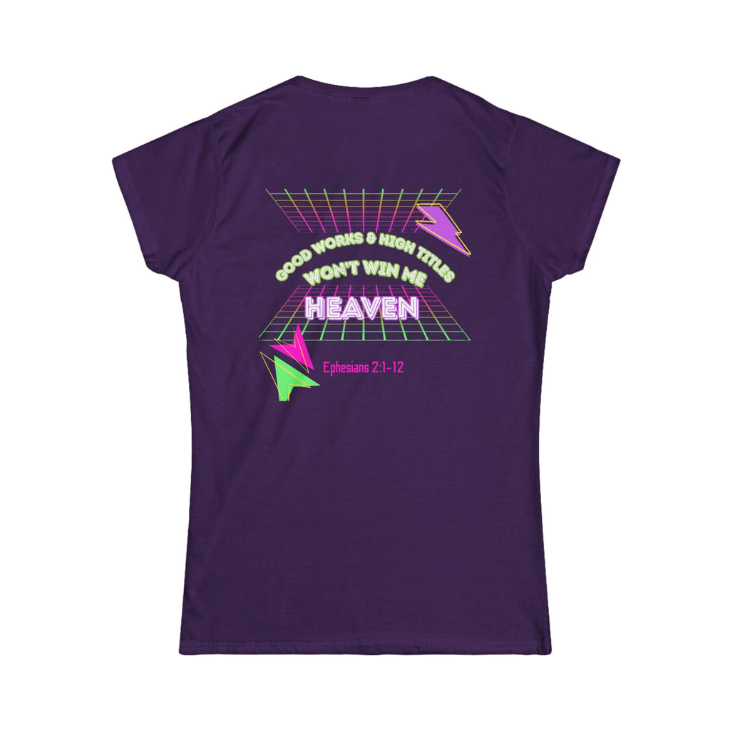 Woman's "Good works" Retro Tee— Ephesians 2:1-12 Retro Christian T-Shirt