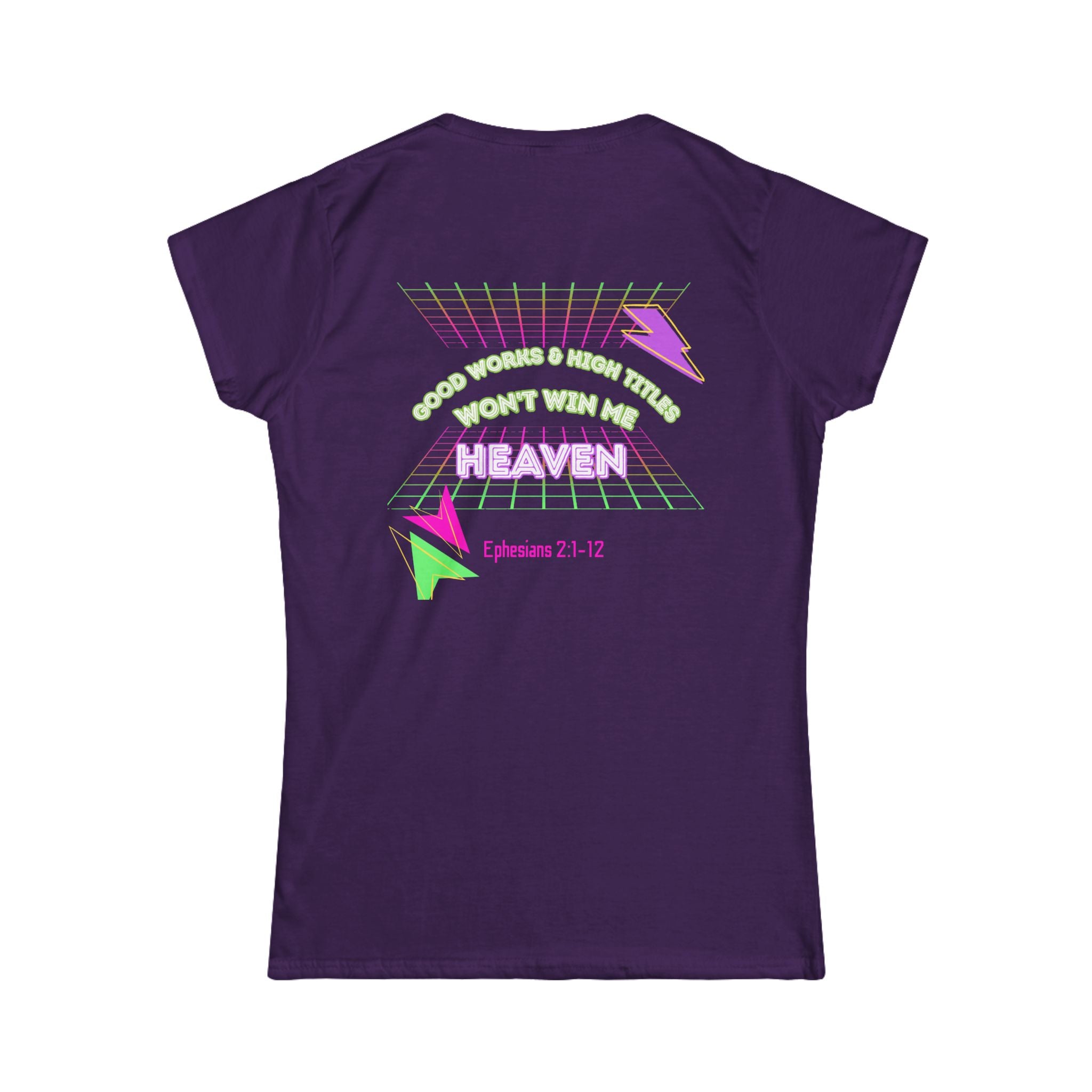 Woman's "Good works" Retro Tee— Ephesians 2:1-12 Retro Christian T-Shirt