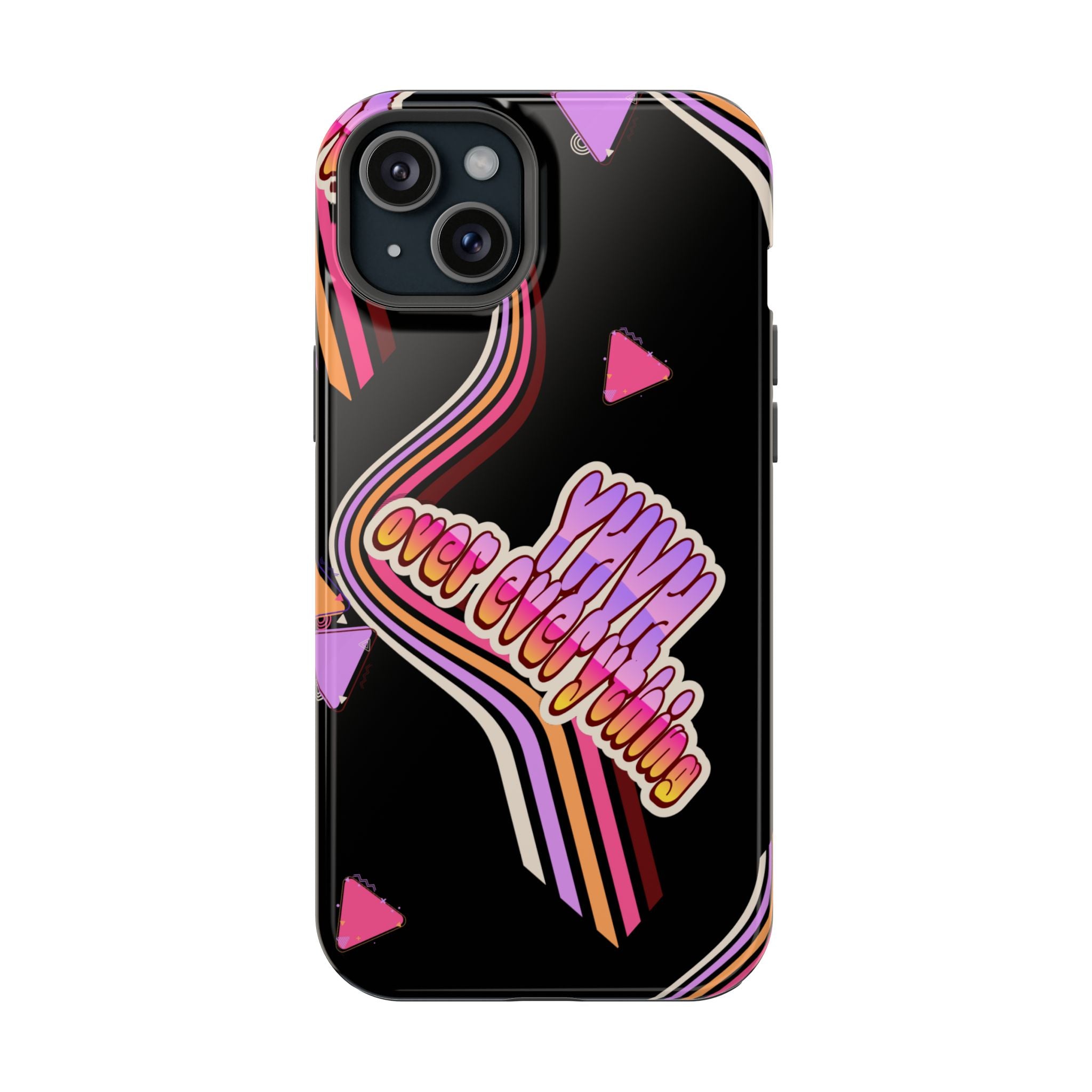 Retro 'YHVH over everything' Magnetic Phone Case — Impact-Resistant Protective Cover